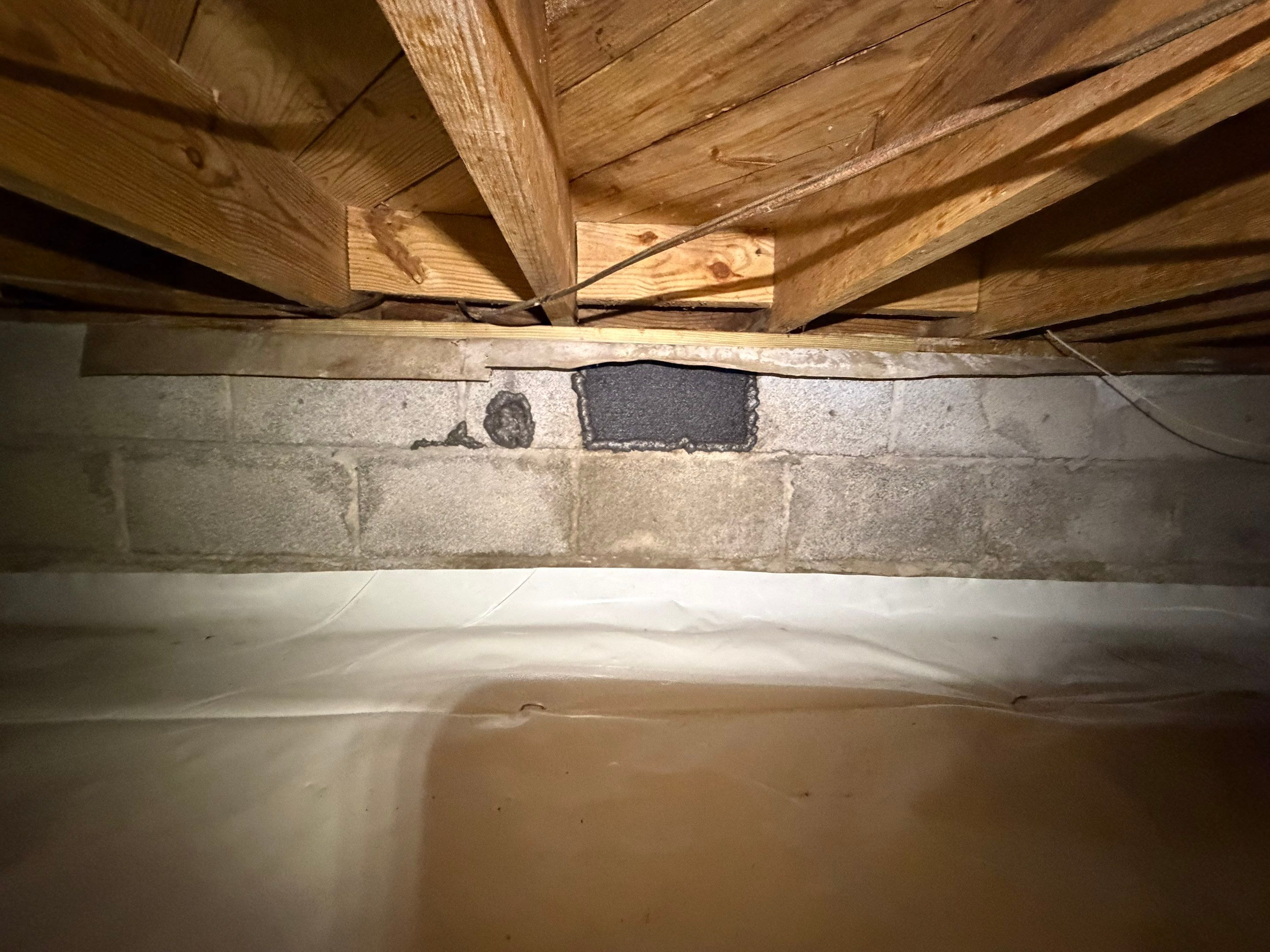 Project in Norfolk by Patriot Crawl Space Repairs