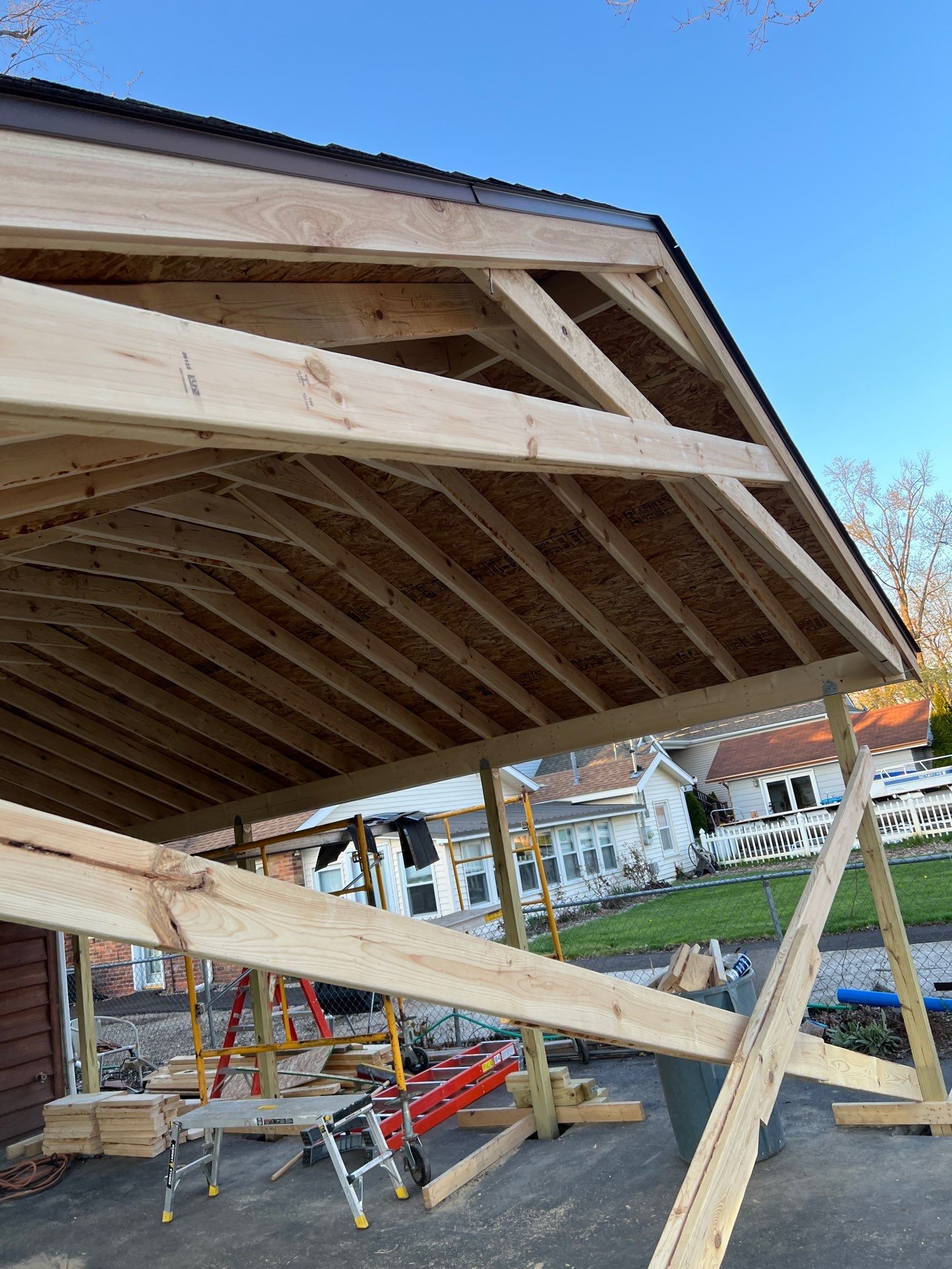 New Carport Build by Clark Builders LLC