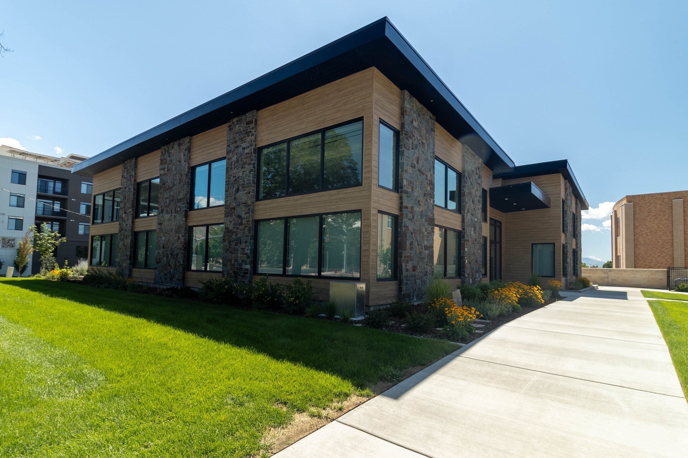 Logan High Seminary - Exterior by Garner Construction