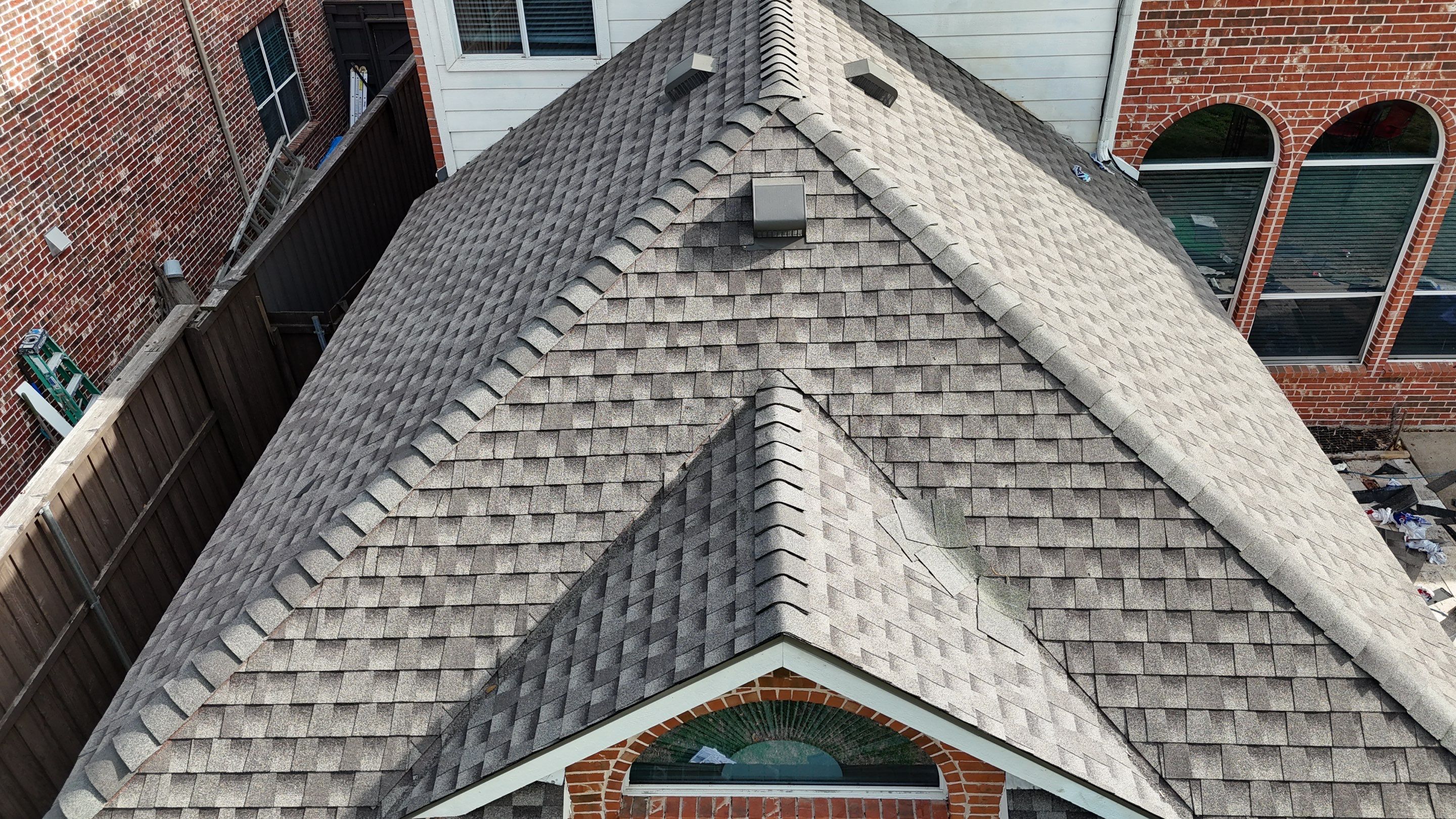 Residential Roof Replacement using GAF HDZ - Weathered Wood by Elite Roofing LLC