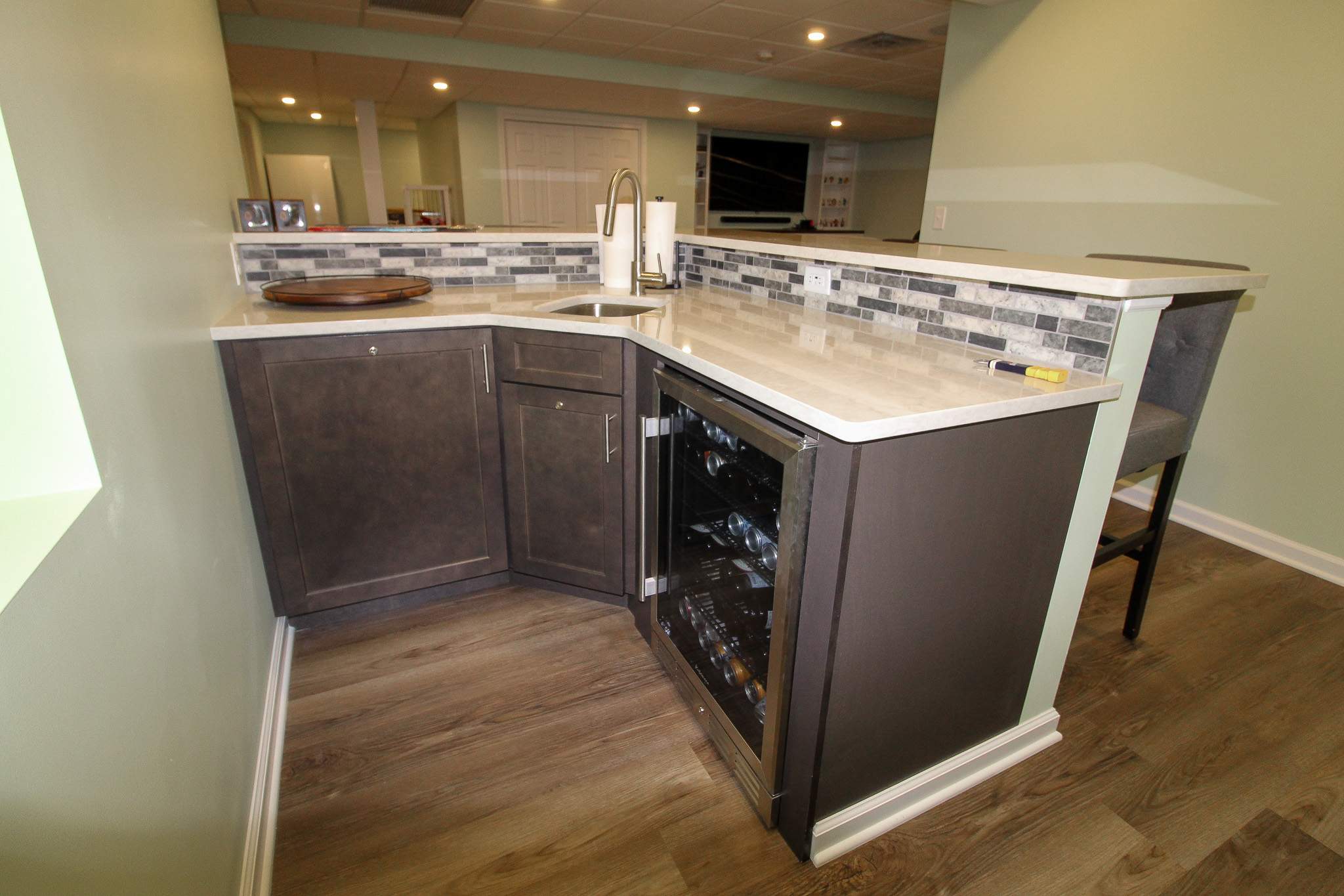 Basement and Bathroom Remodel by Ivy Lea Construction