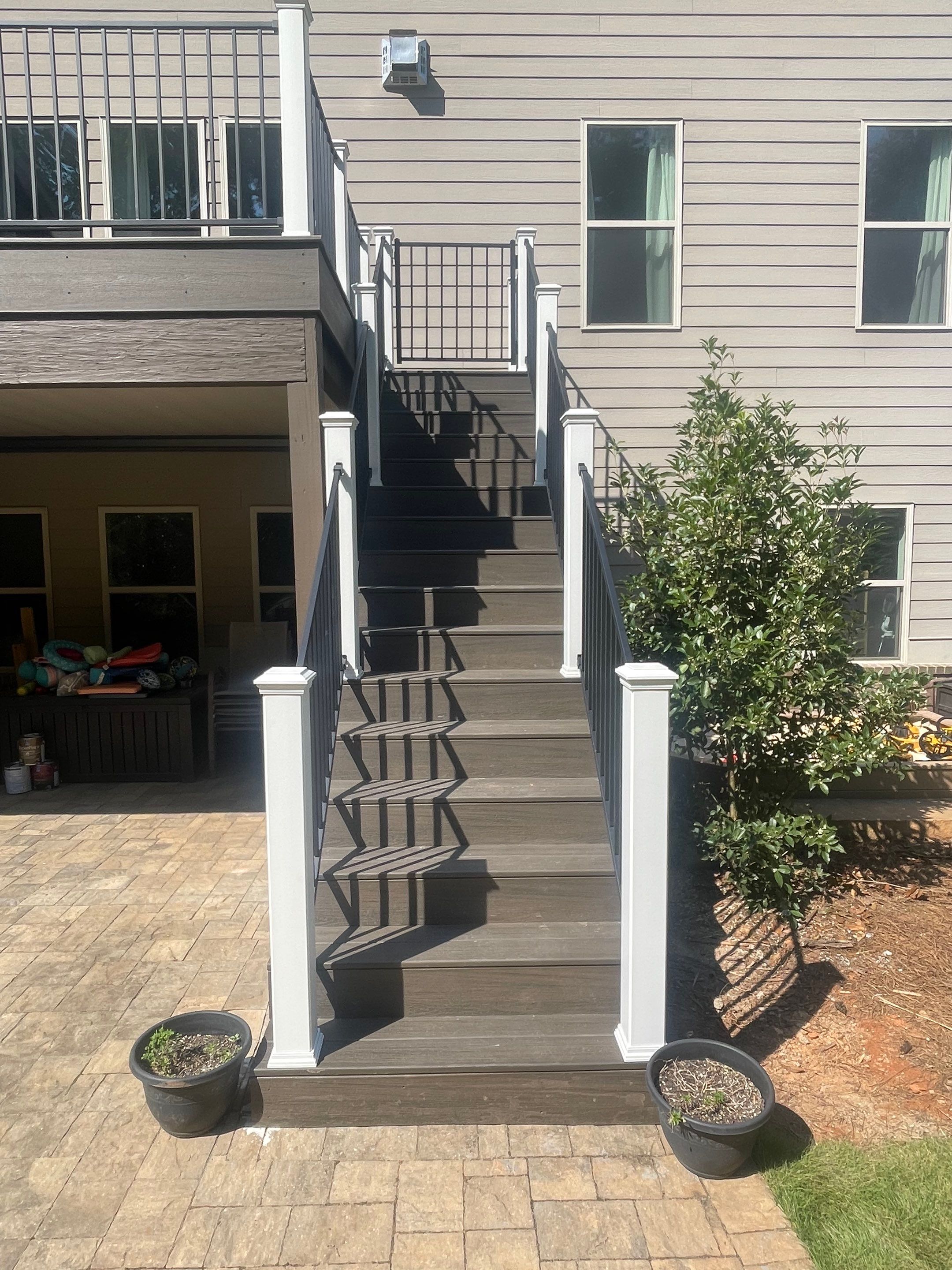 Composite Decking Installation and Porch Screening in Marietta by Swift Home Renovations