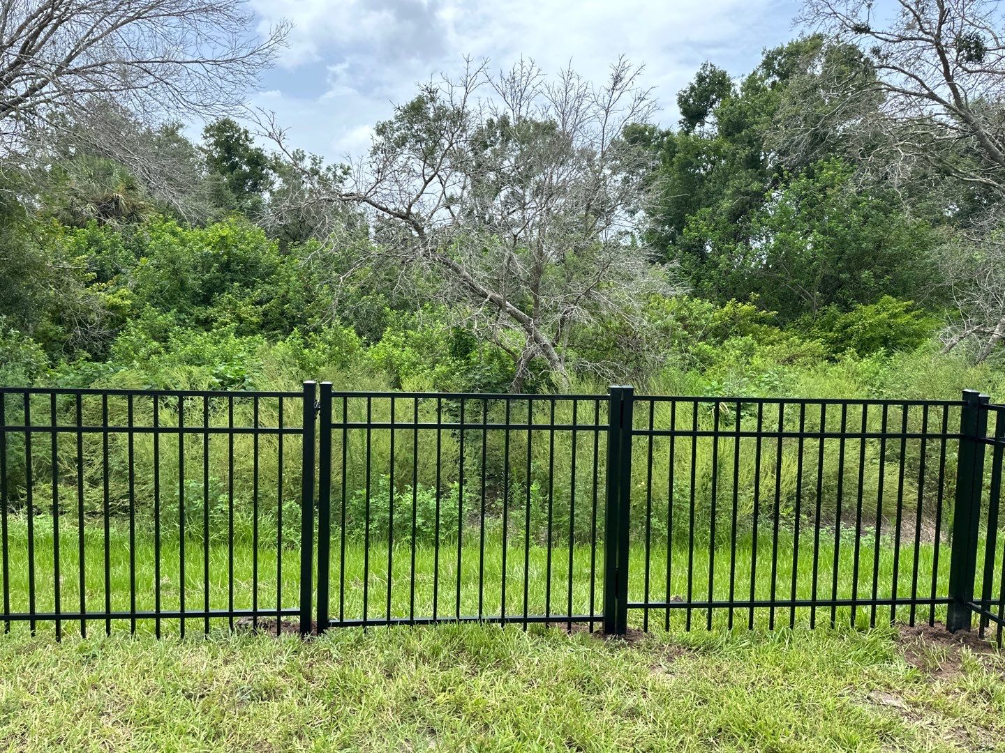 Aluminum Fence Installation using Aluminum Fence and Vinyl Privacy Fence by Asap fence and gates, LLC