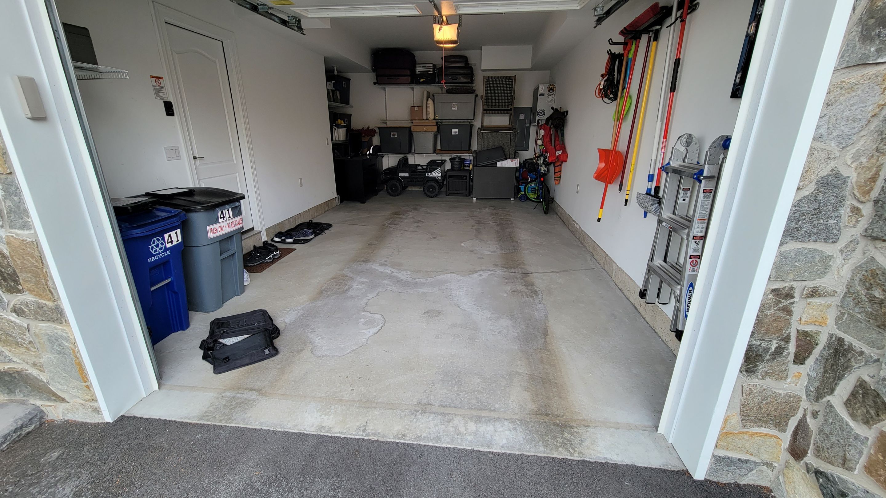 Garage Floor Coating using Penntek in Nightfall by Spectrum Painting, LLC
