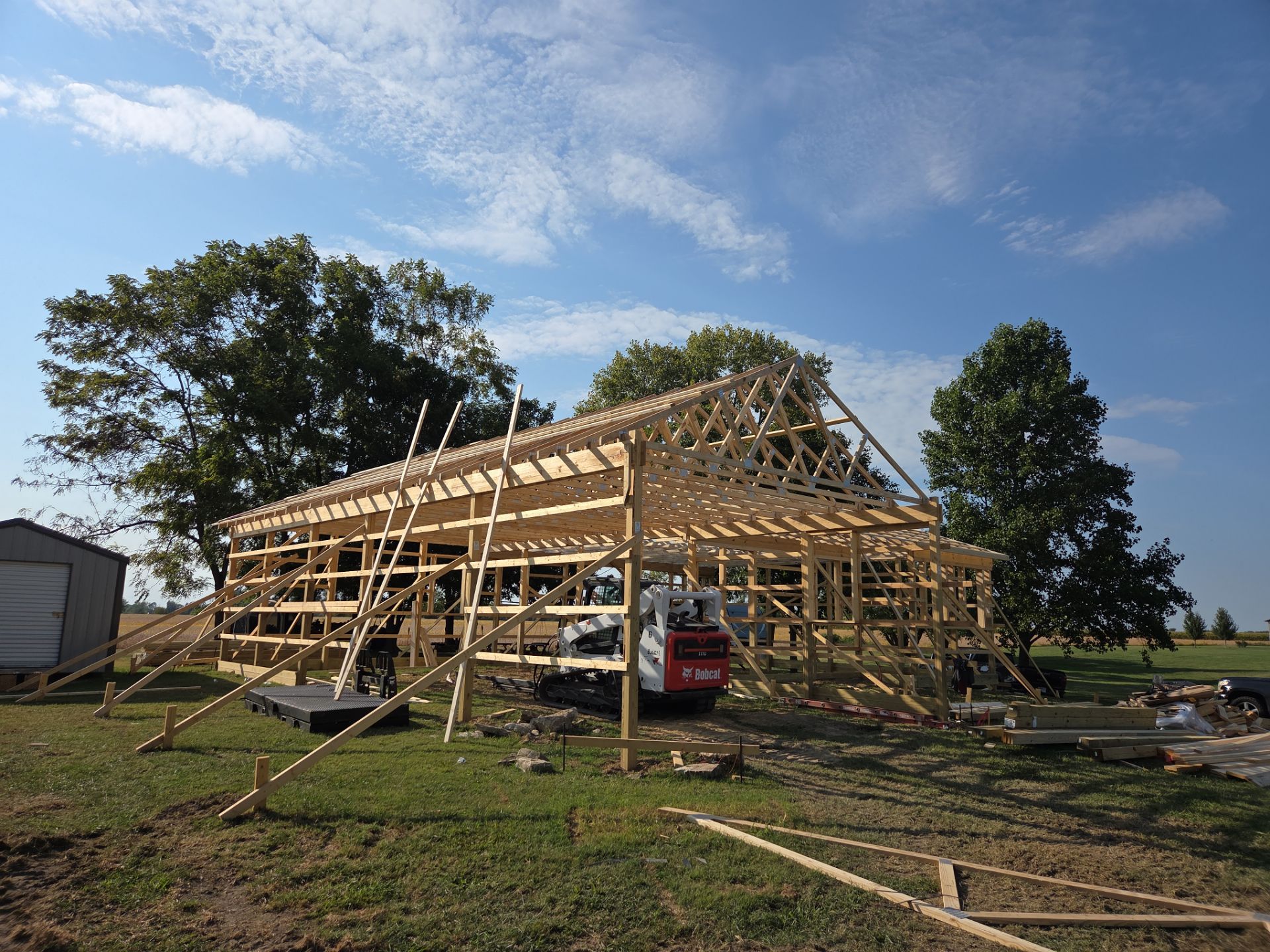 Custom Pole Barn Home by The Barn Builders