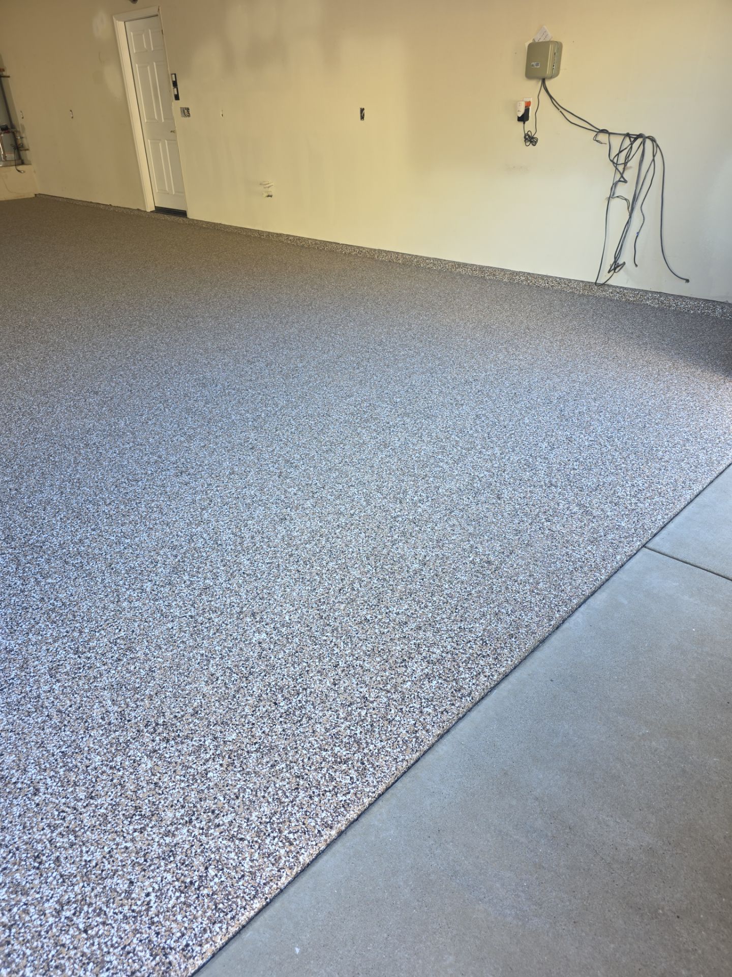Simiron Autumn Brown Polyurea Garage Floor Coating in Paso Robles by MGP Coatings