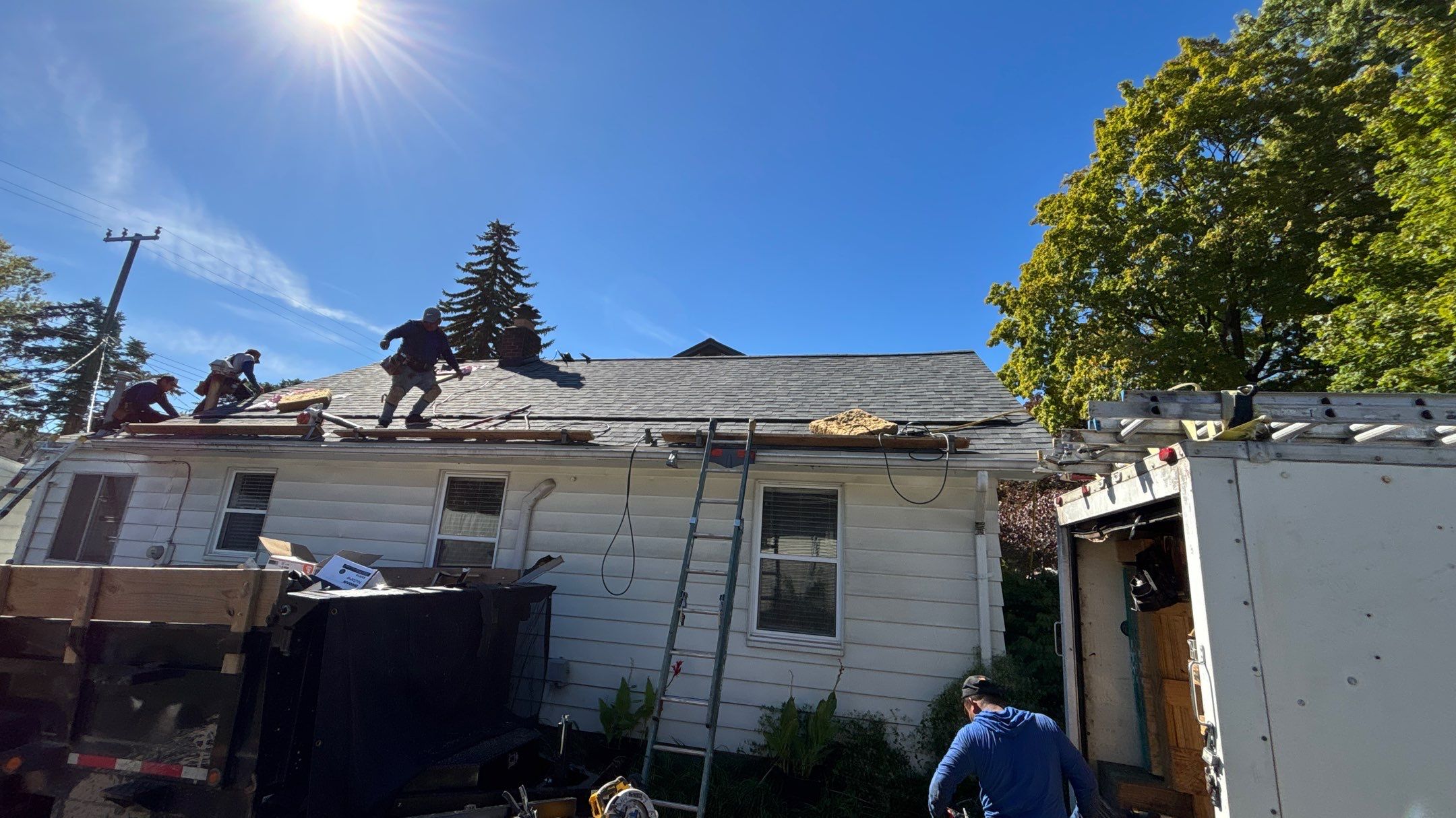Roof Replacement using Owens Corning Estate Gray by 180 Contractors