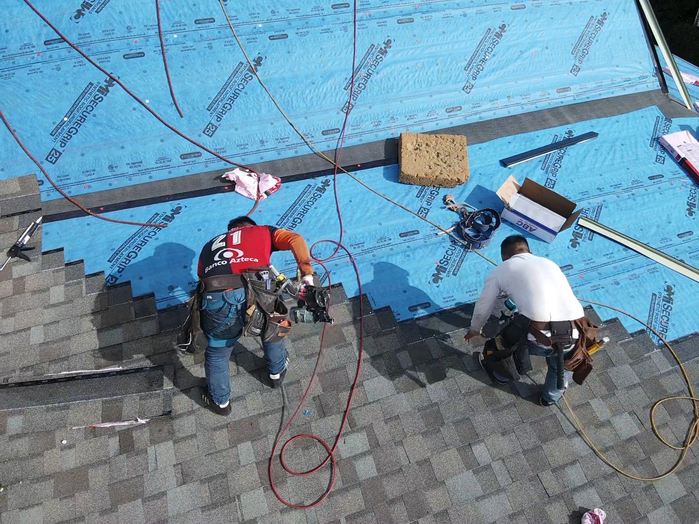 Residential Roofing Installation using Owens Corning by Inspector Roofing and Restoration