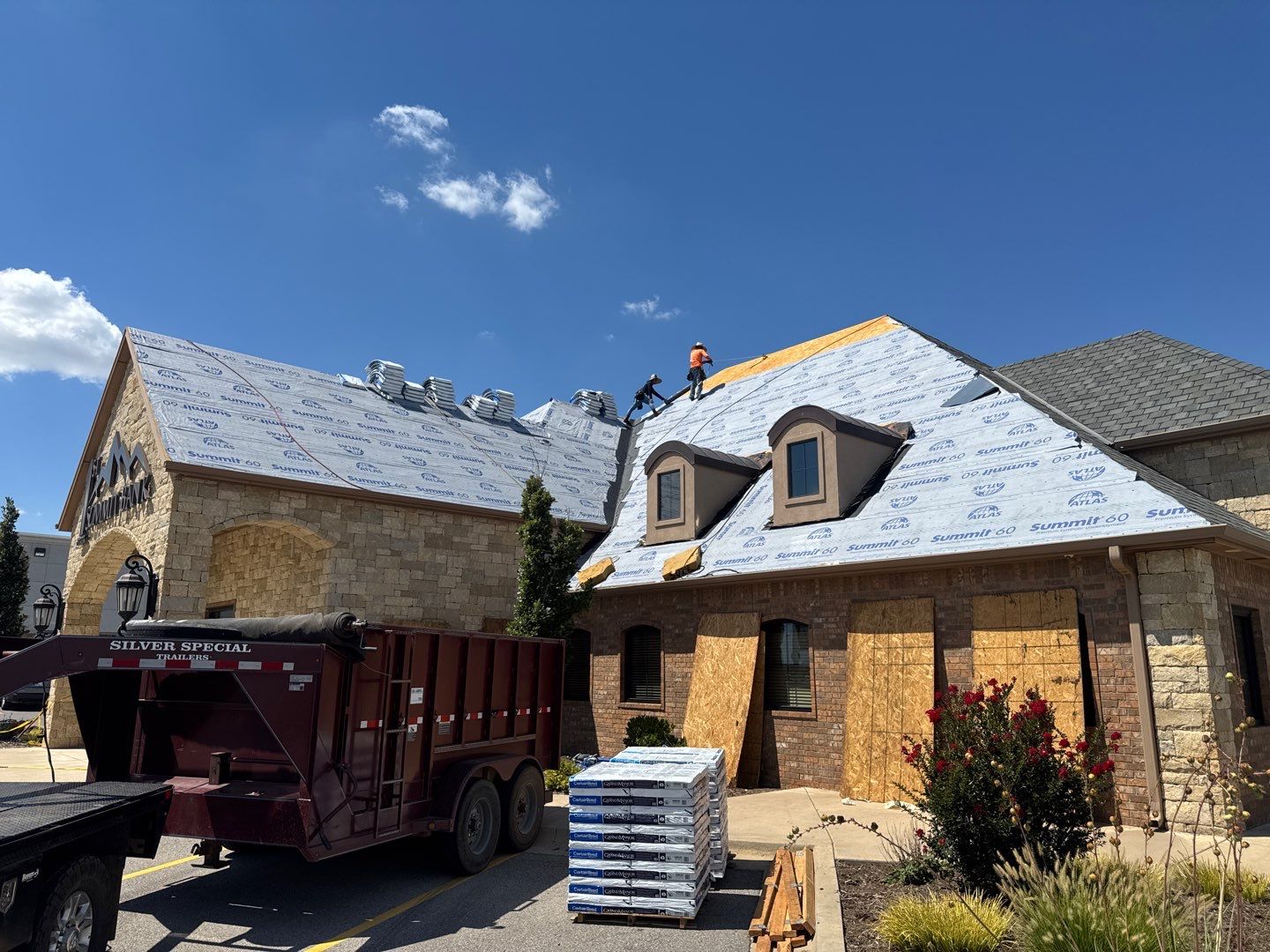 Bank Reroof by Castillo Roofing