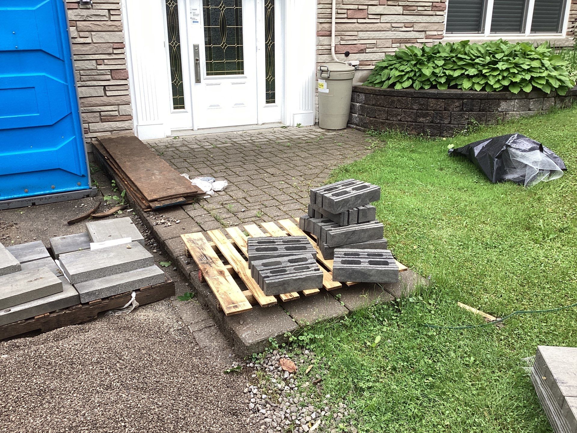 Vista Project: Driveway + Walkway by Soares Landscaping