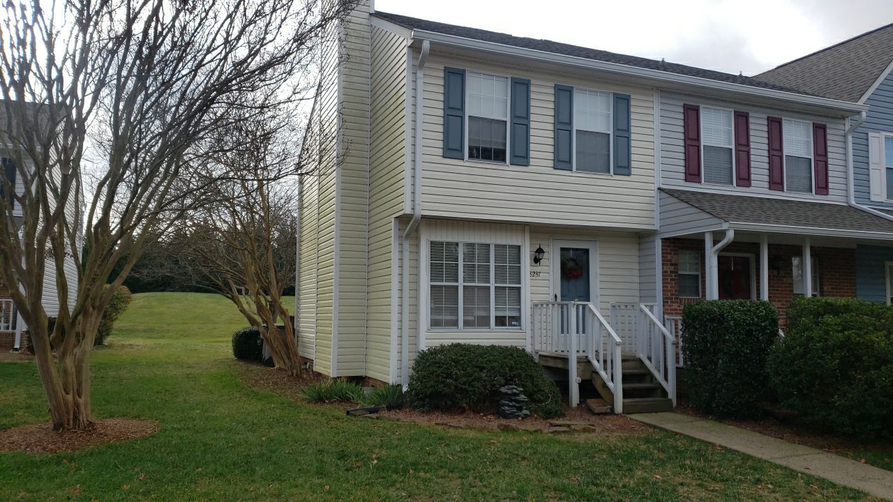 Gutter Cleaning using water by G&H Home Tech Pros LLC