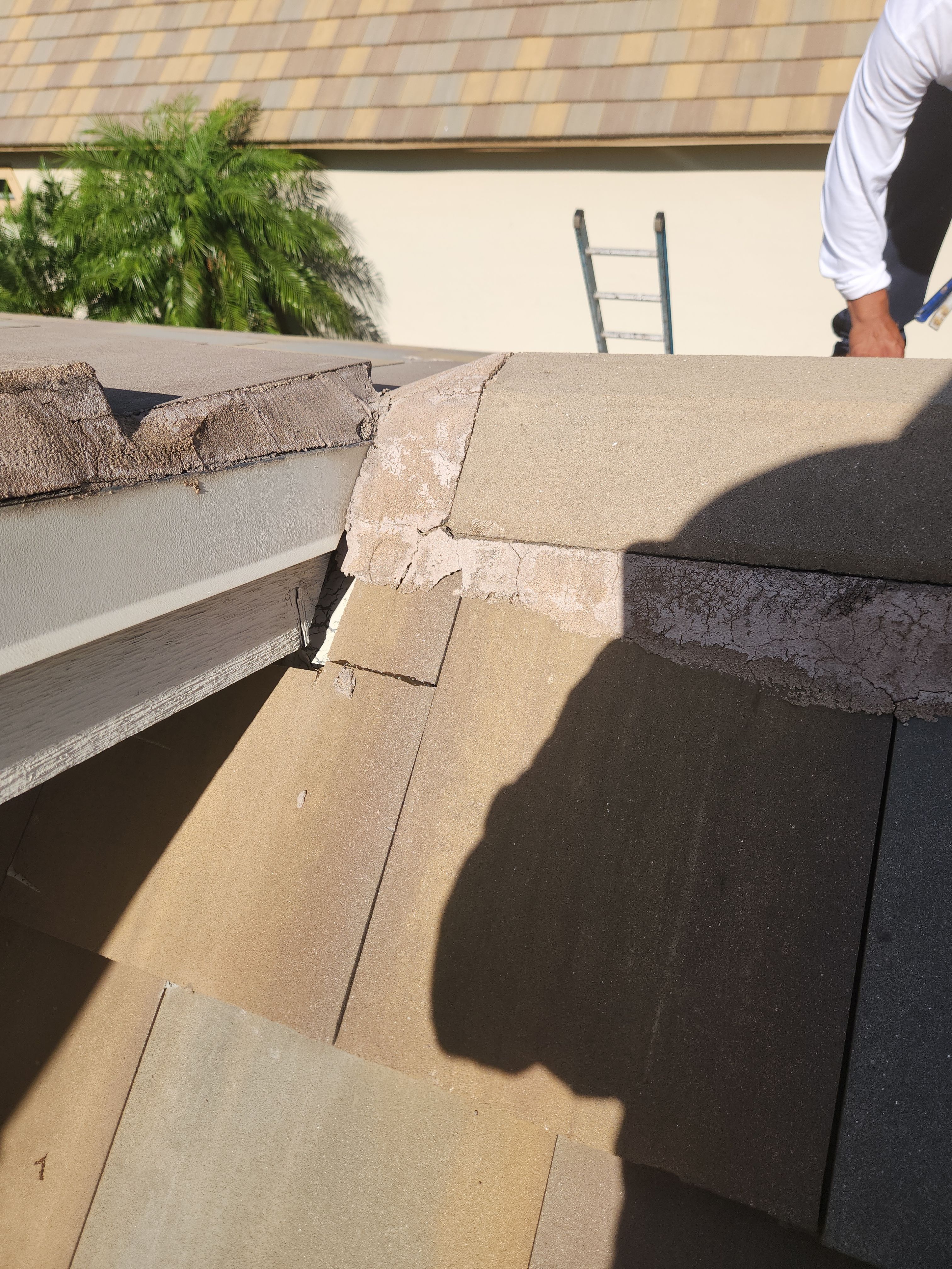 Concrete Tile Roof Repair for Residential Home in Wellington by Aastro Roofing