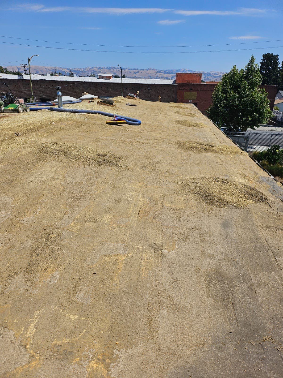 Foam Refurbish using Conklin Benchmark/PUMA XL coatings and spray foam by Straight Edge Roofing Inc