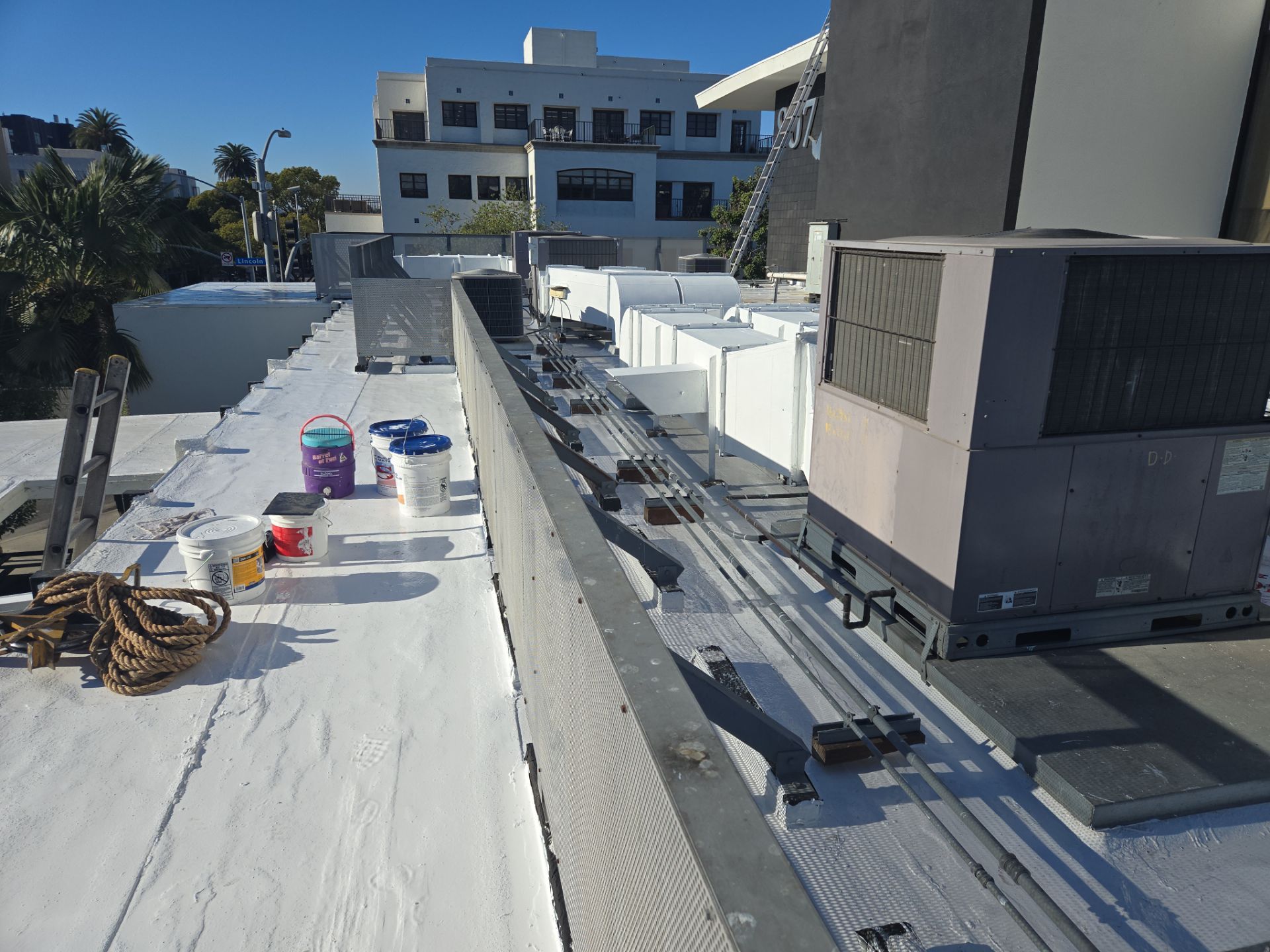 Pre-school in Santa Monica - Waterproofed with ASC Silicone Membrane System by Hull Brothers Roofing