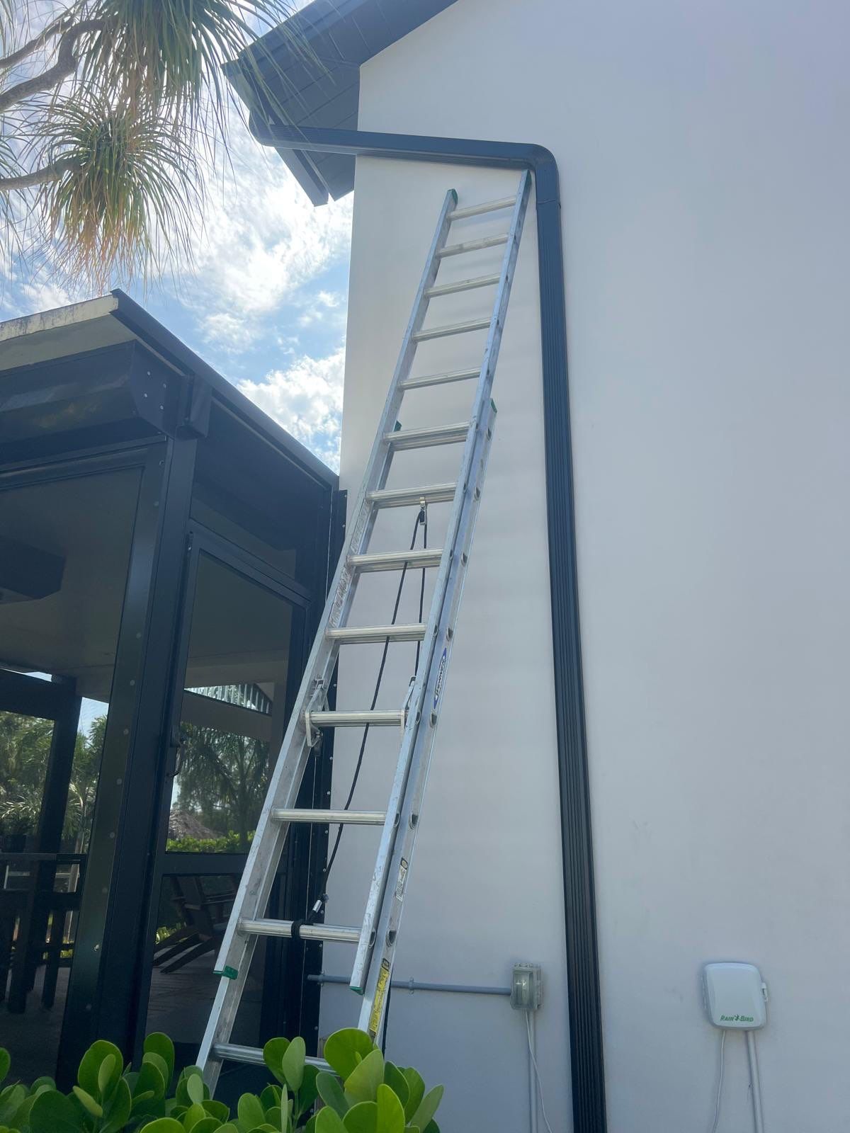Black 6-Inch K-Style Gutters in North Fort Myers FL by Gutter Professor by Gutter Professors