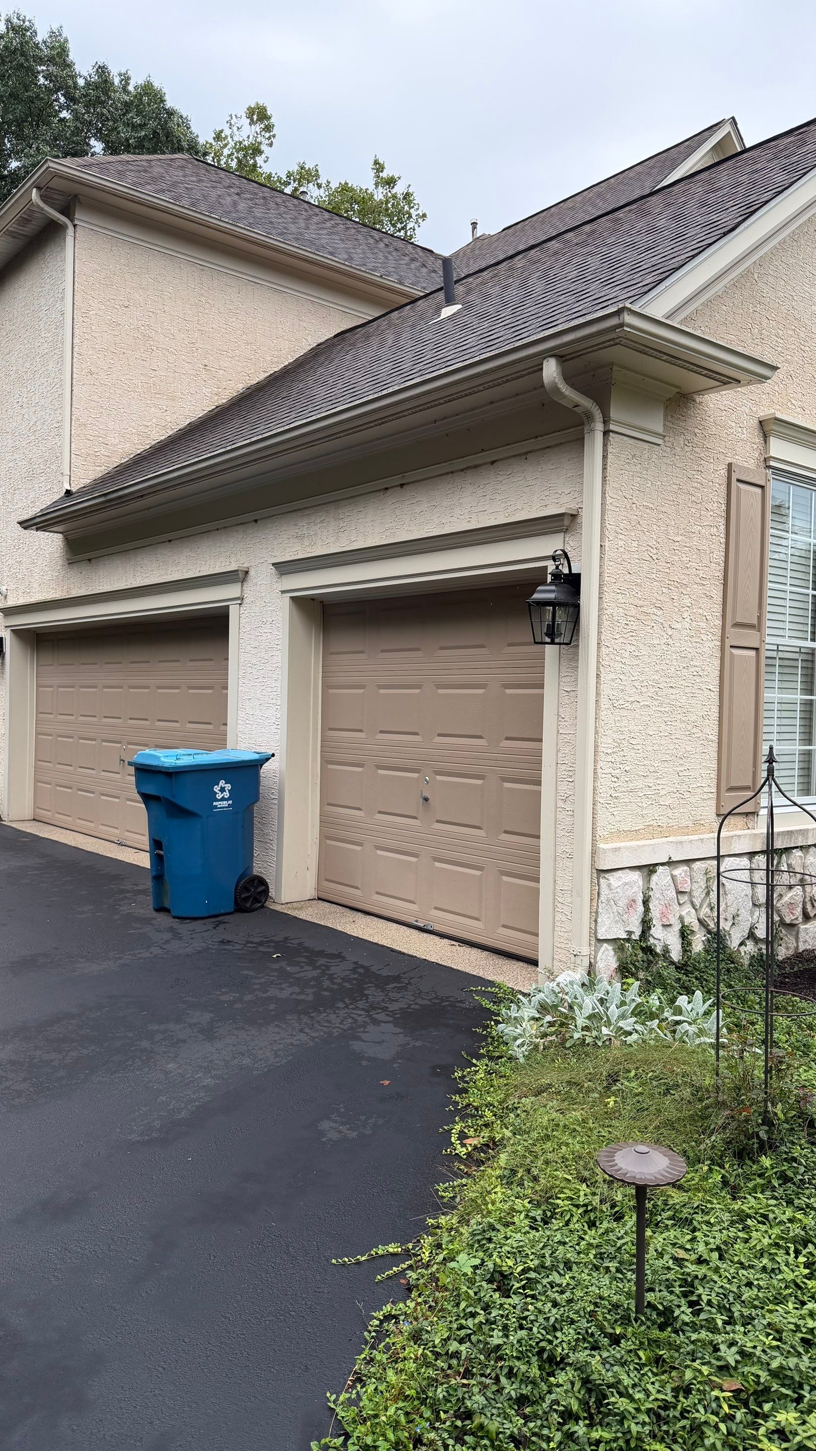 Exterior Gutter for Washington Crossing Garage by Stofan Construction LLC
