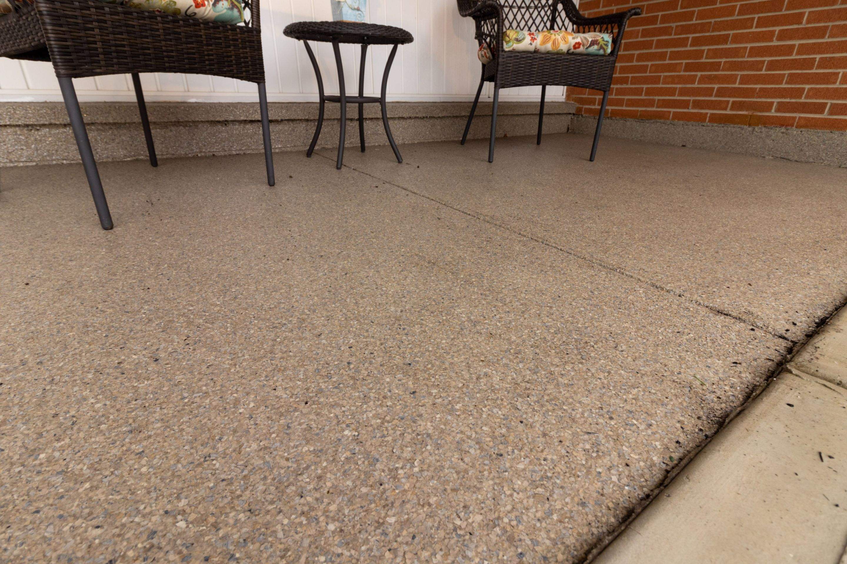 Patio Installation using Flint by Your1DayFloor.com