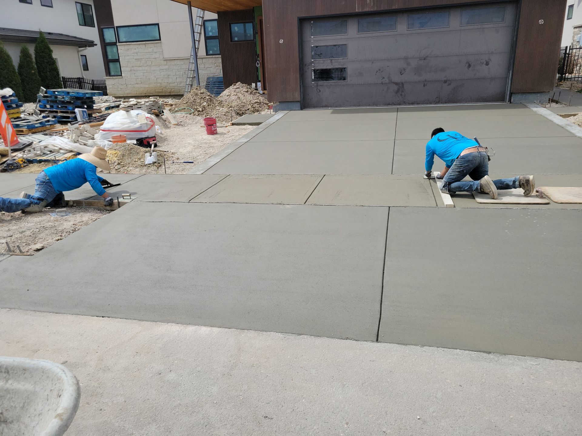 Stamped Concrete Patio and Custom Walkway Installation in Berthoud, Colorado by Center Line Concrete