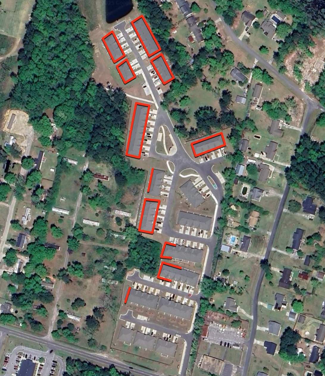 78 Unit Townhome Community  by Classic Softwash