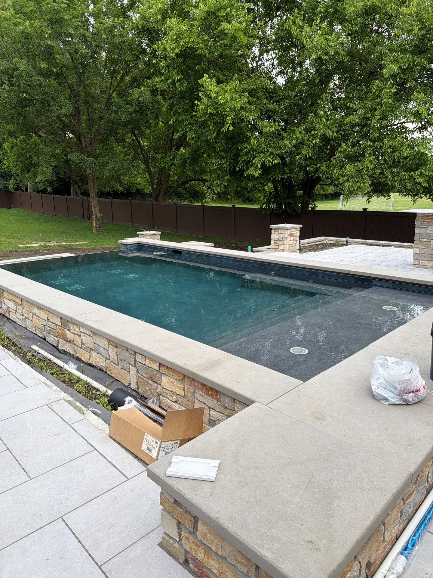 Swim Spa - Jet Benches - Spillover - French Riv by North Shore Pool & Spa