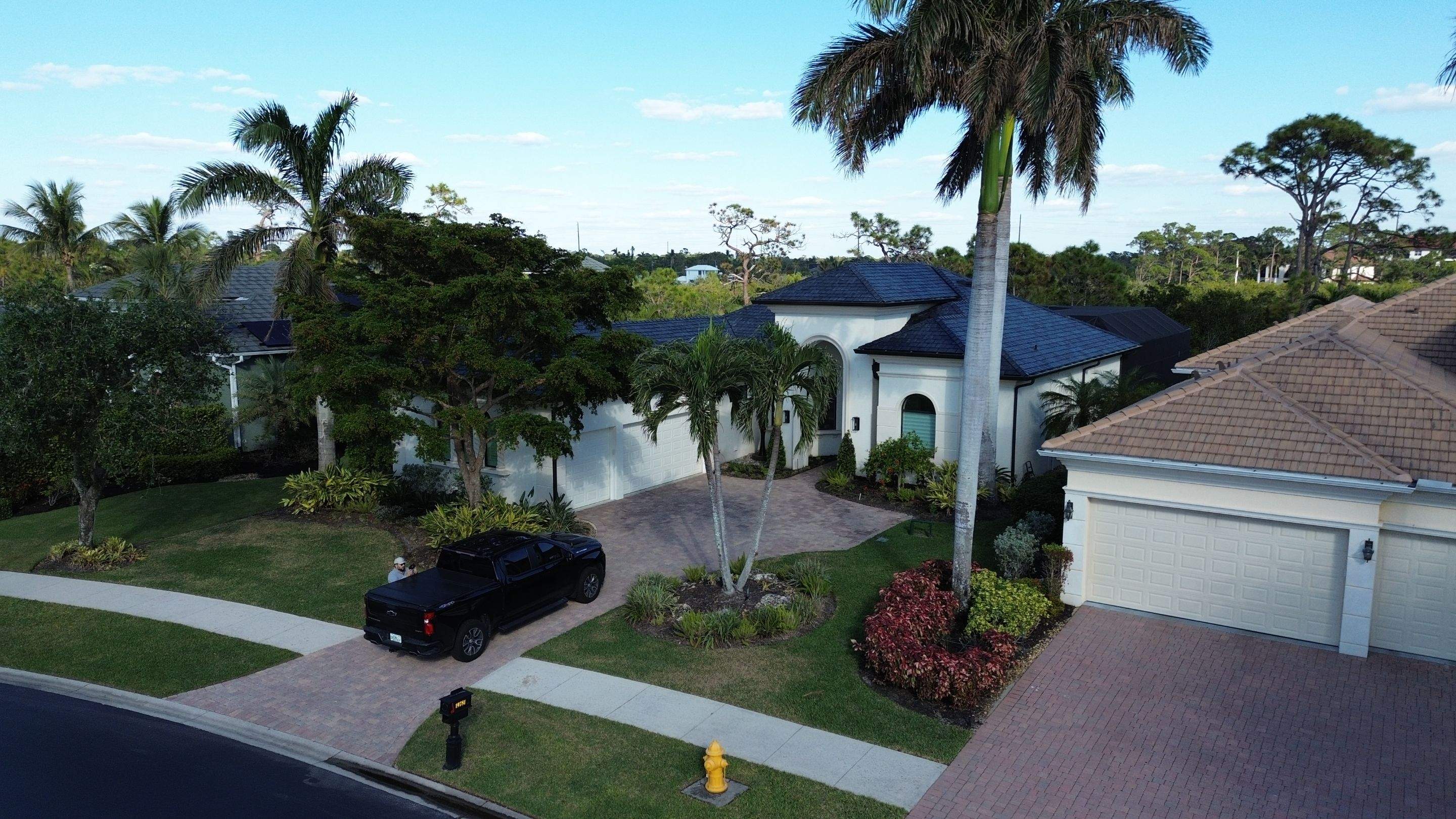 Residential Roofing Installation using Brava Slate Tile in Estero, Florida by International Roofing