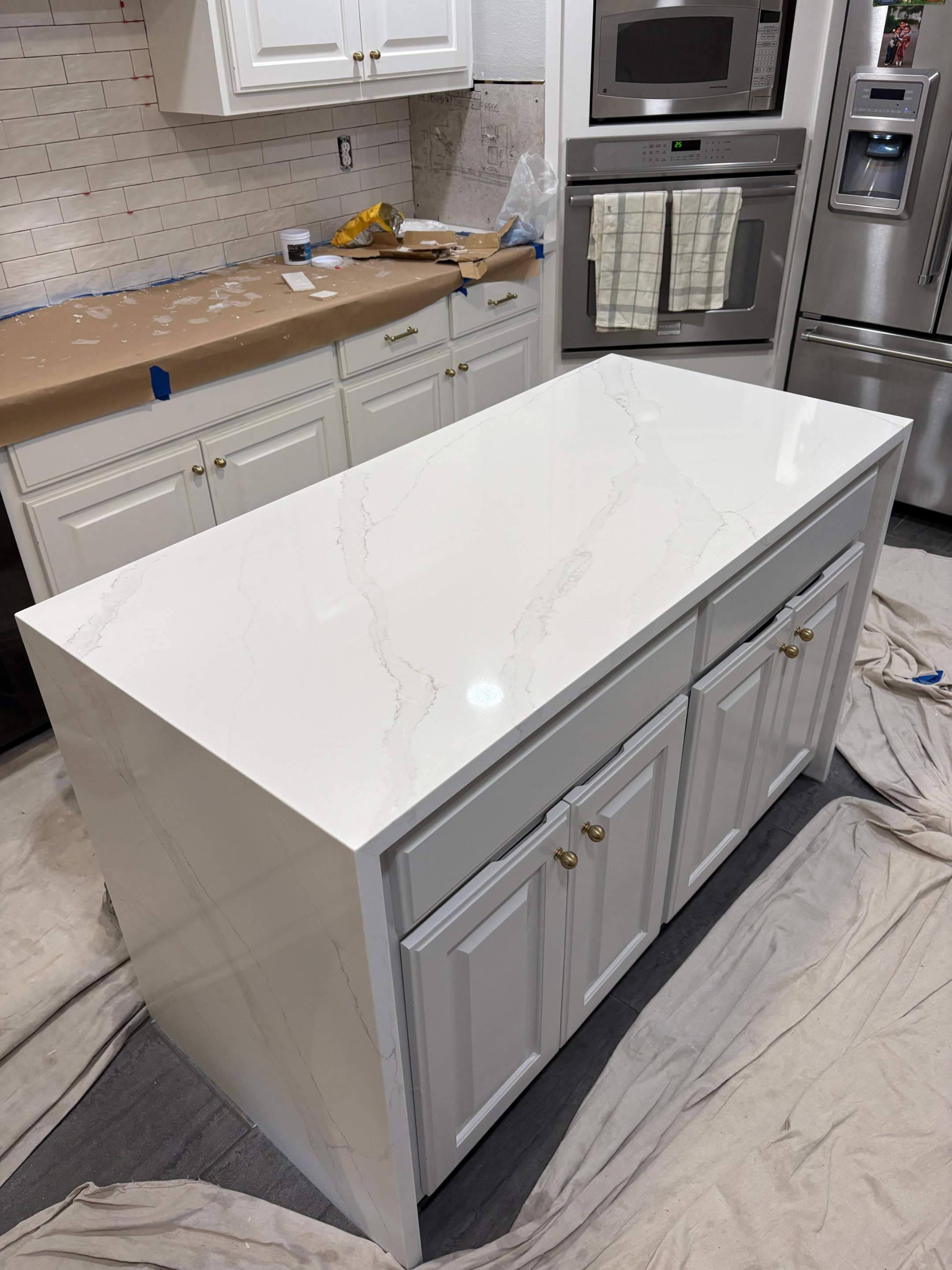 Backsplash & Countertops — Kitchen Renovation, San Antonio, TX by Mena stone surfaces
