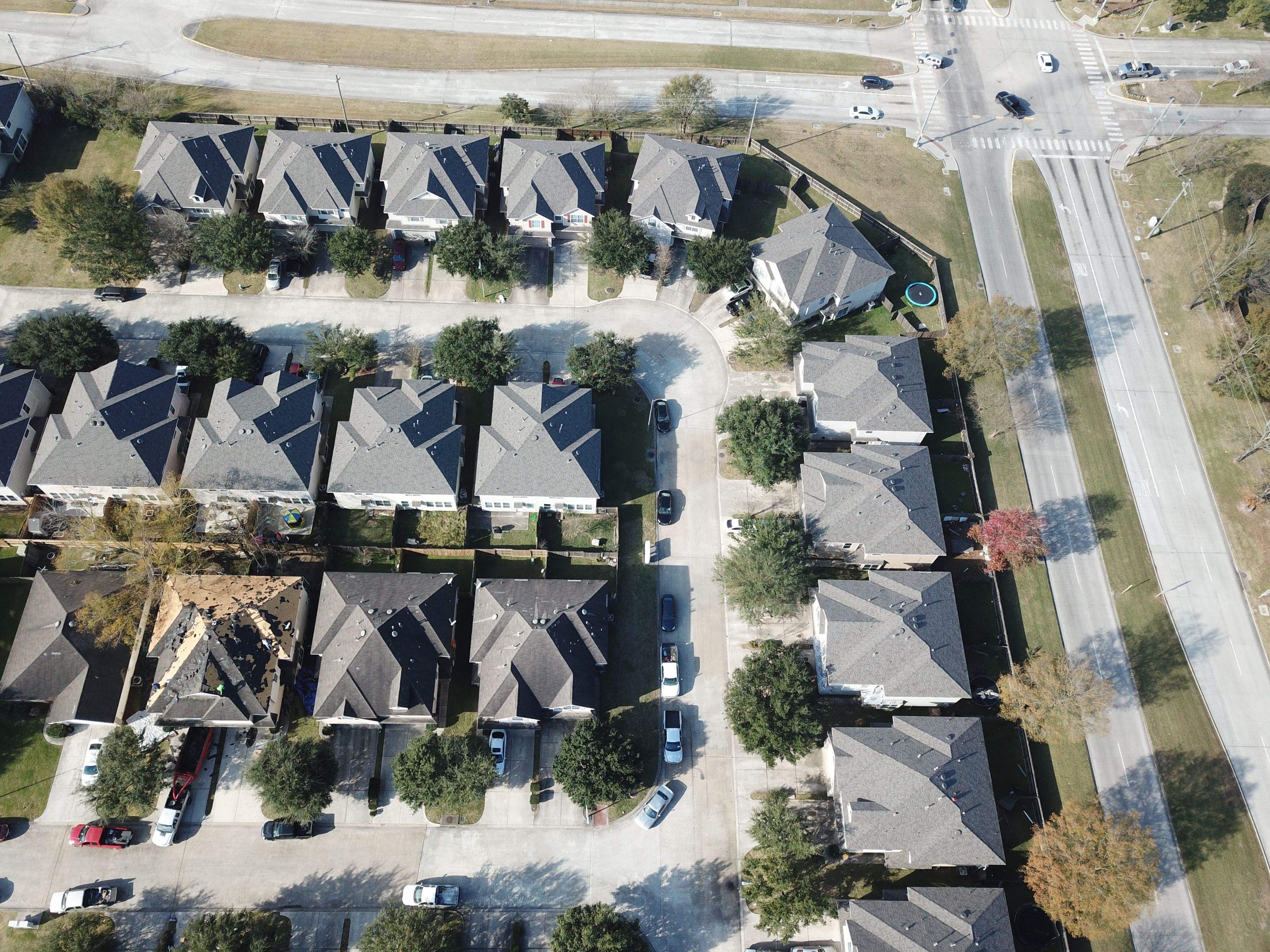 Townhome Community by STX Roofing
