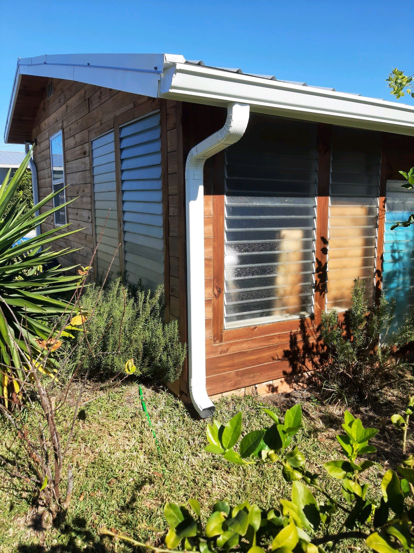 Gutter Installation using K-Style Seamless Gutters and Soffit and Fascia Replacement by Gutter Professors