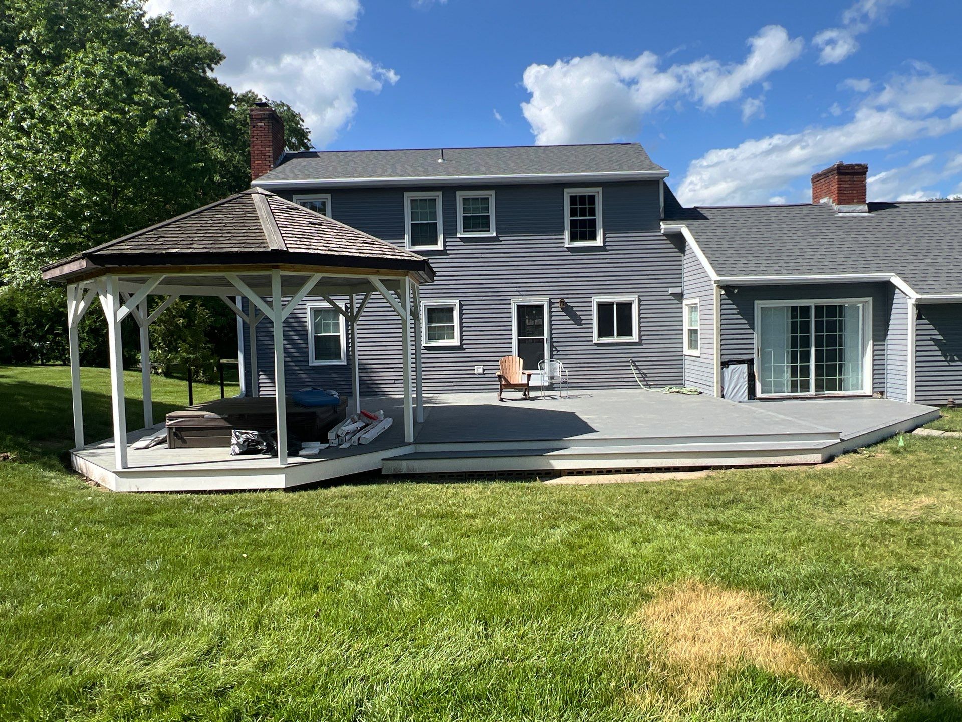 Deck Repair using Trex Select Decking by Chagnon Building & Remodeling LLC