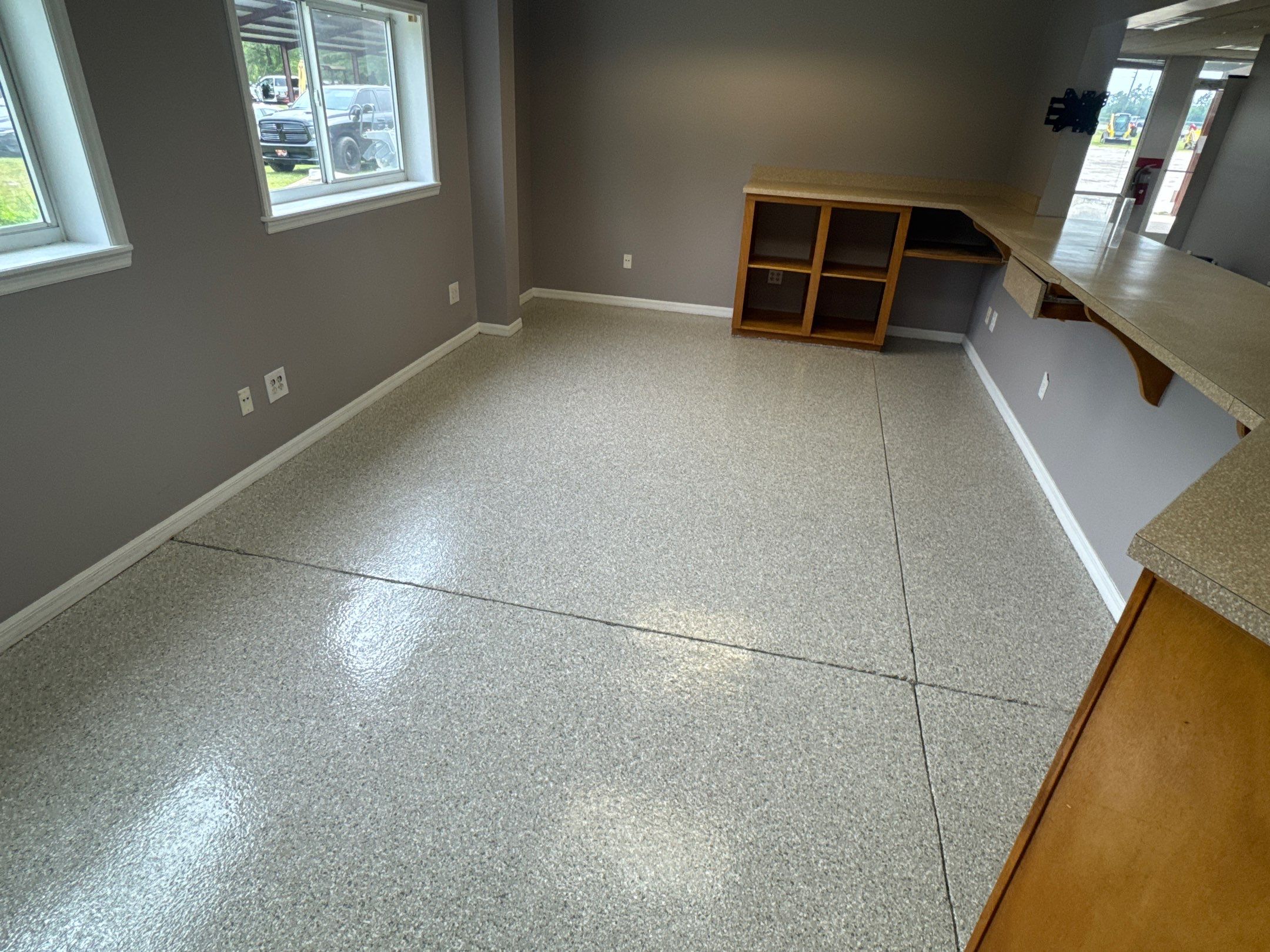 Crystal Tractor Project in Waldo, FL in Mount Everest by Cross Creek Concrete Coatings