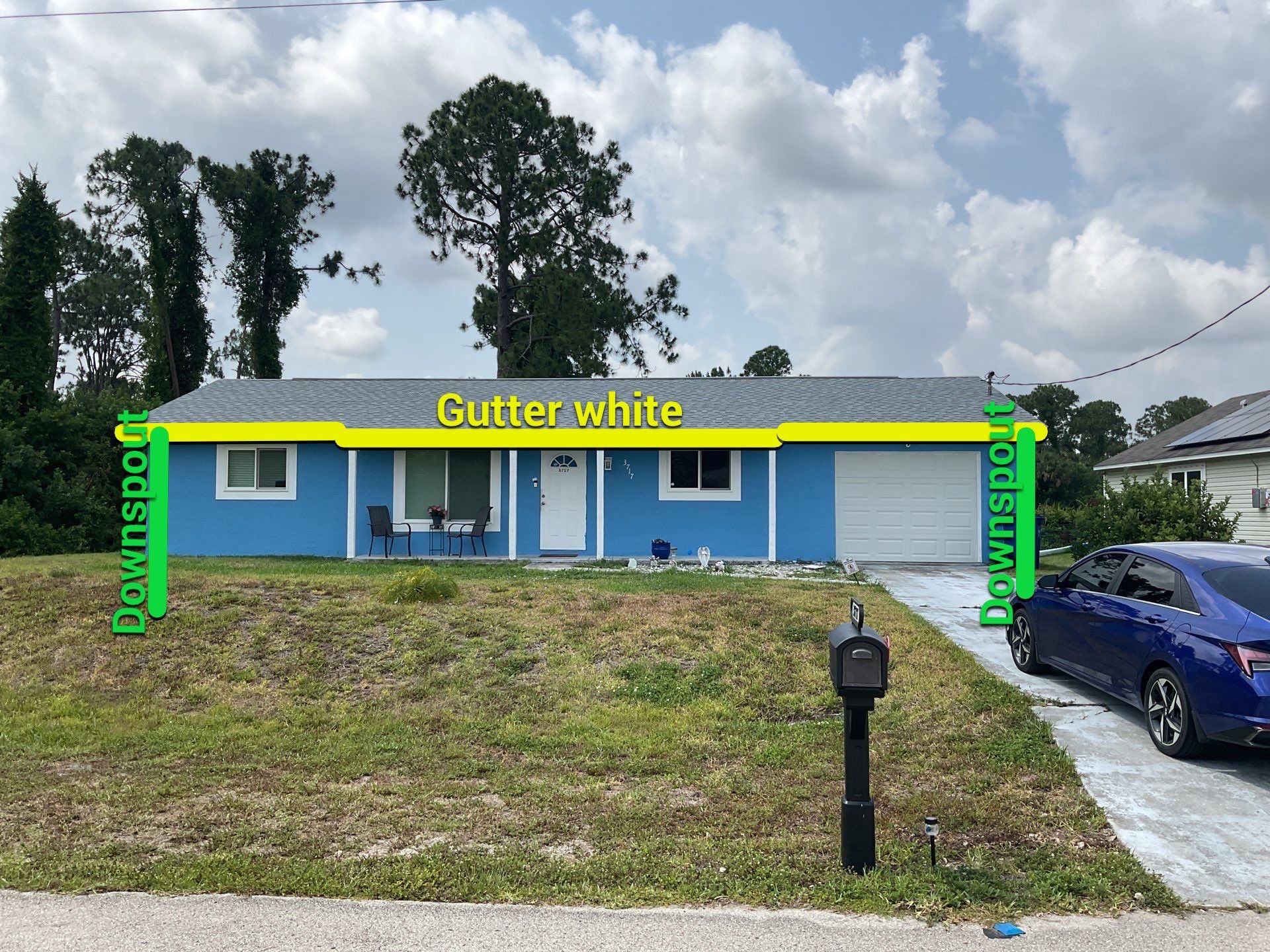 White K-Style Gutters in Fort Myers FL by Gutter Professor by Gutter Professors