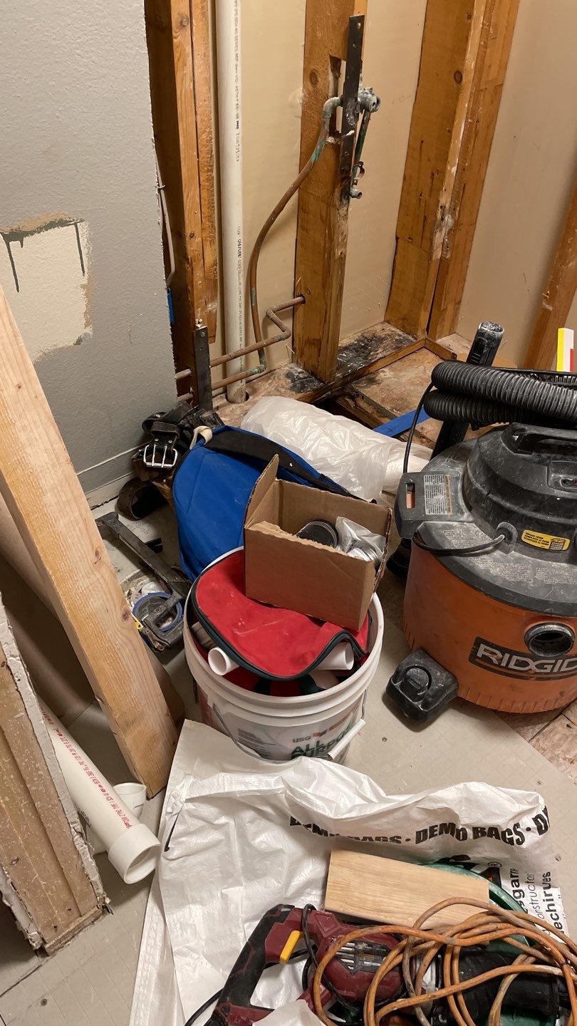Full Bathroom Remodel by First United Roofing & Construction