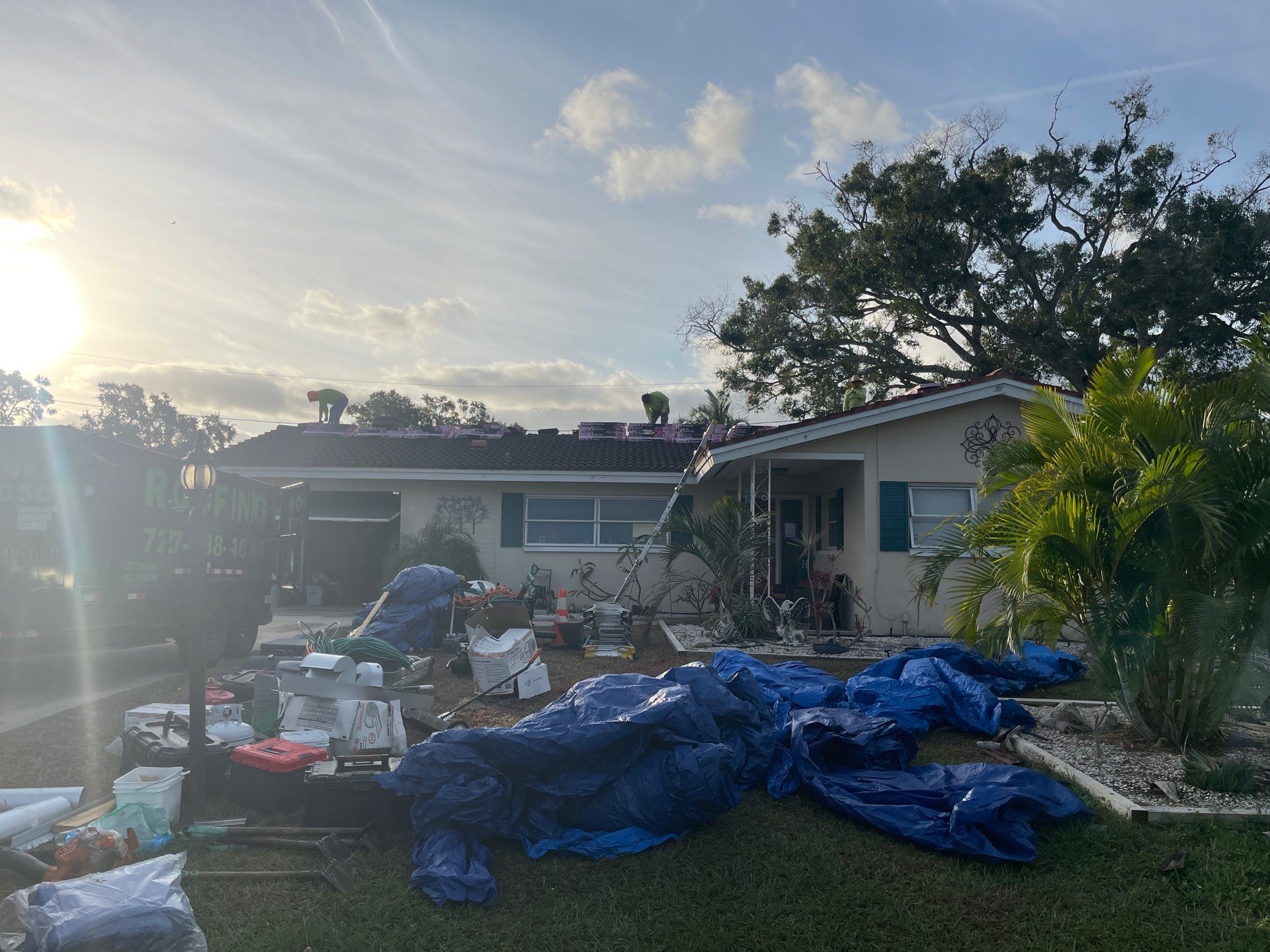 Project in Clearwater 33763 by Mitchell Roofing Company LLC 