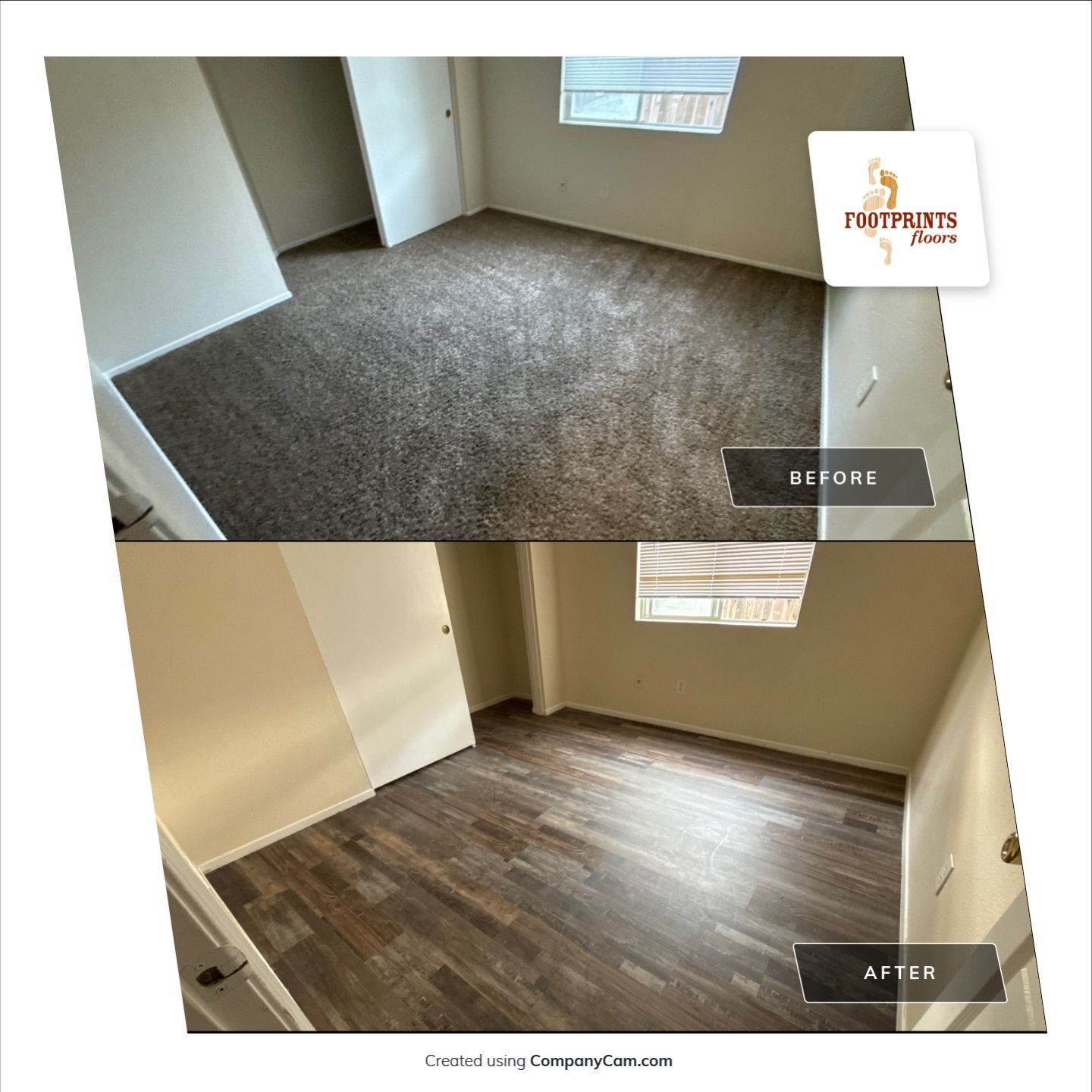 LVP installation by Footprints Floors South Sacramento