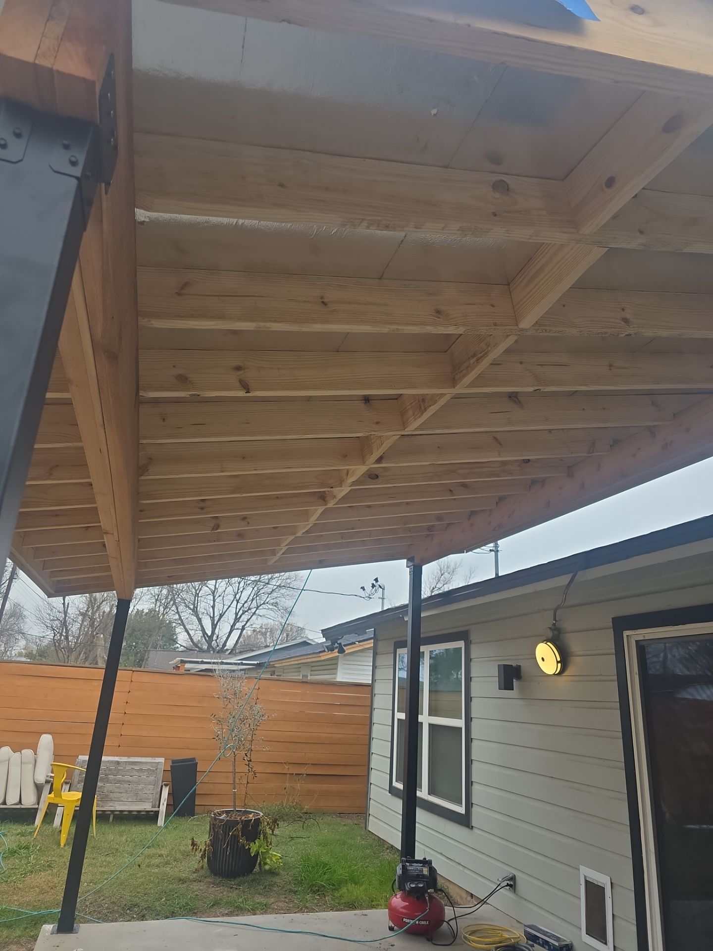 Custom patio for under 20. by REPS OF TEXAS