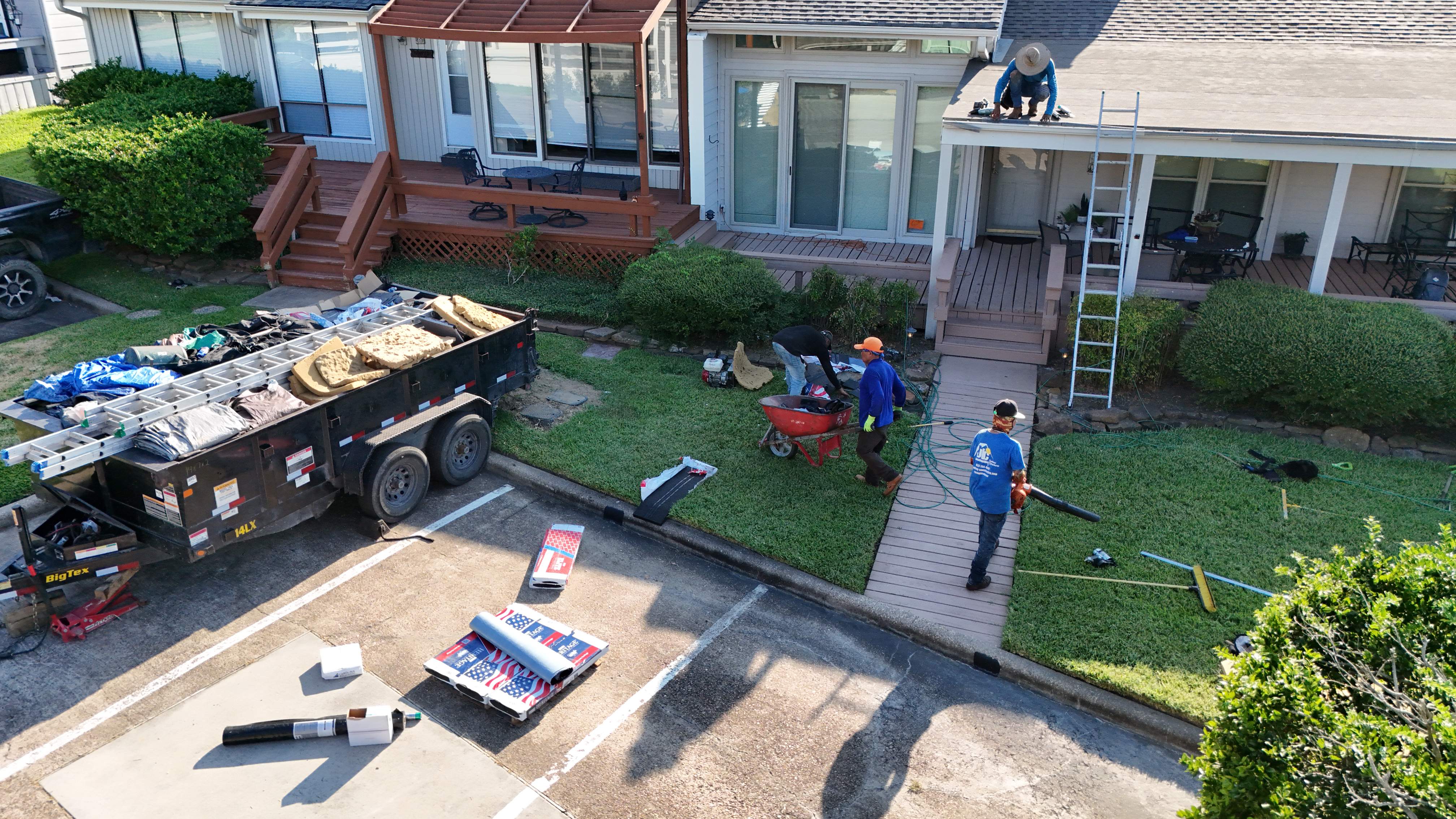 Waterfront Roof Replacement on Lake Conroe — Montgomery, TX by PL Roofing & SB Roofing, LLC.
