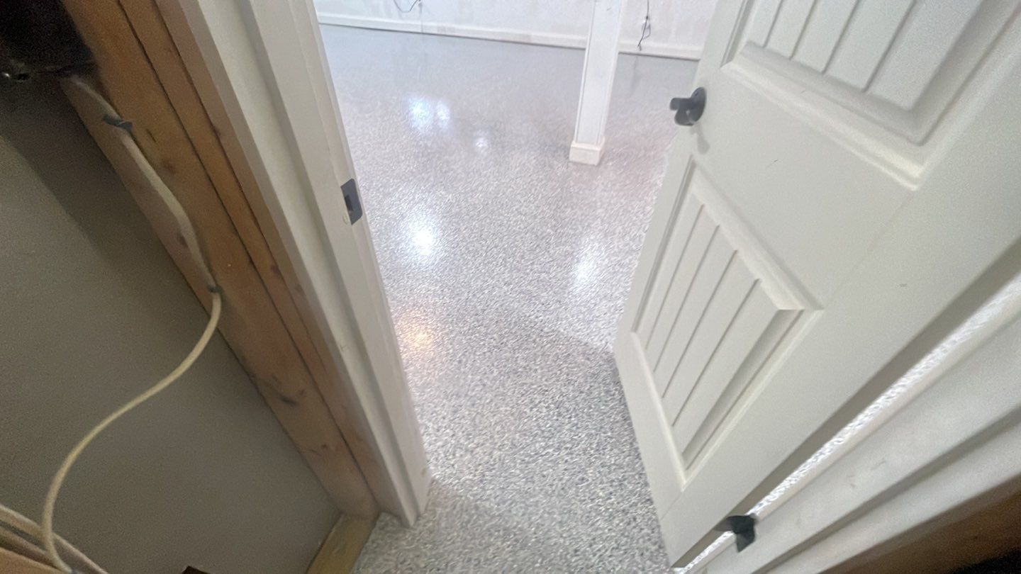 Rommel family Basement TransFLOORmation by Symphony Concrete Coatings