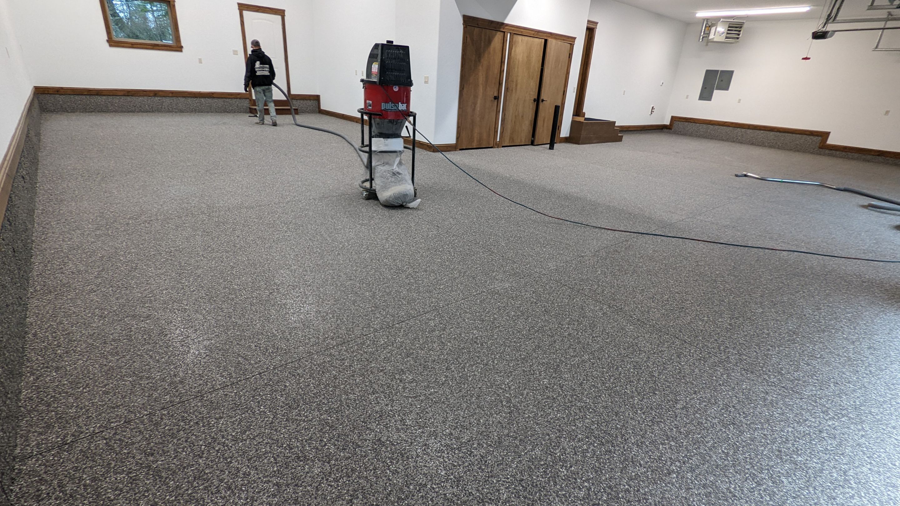 Garage Transformation using Silver Creek and the Penntek Evolution System by Croc Coatings, LLC