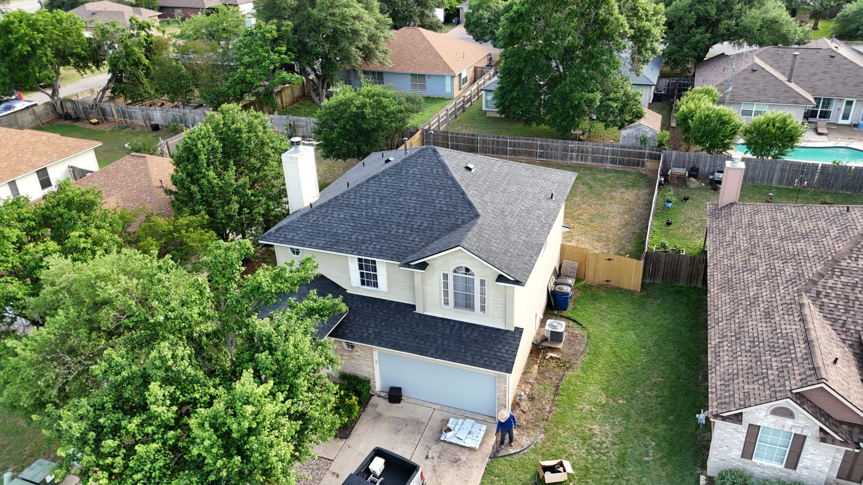 Granite Black Shingles by Perennial Roofing 