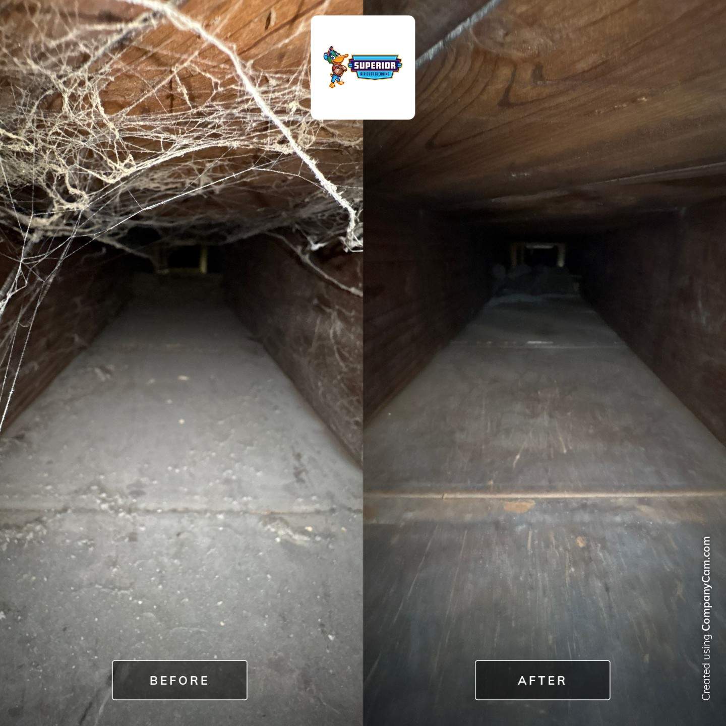 Air Duct Cleaning With a Vacuum Truck in Baden, PA by Superior Air Duct Cleaning