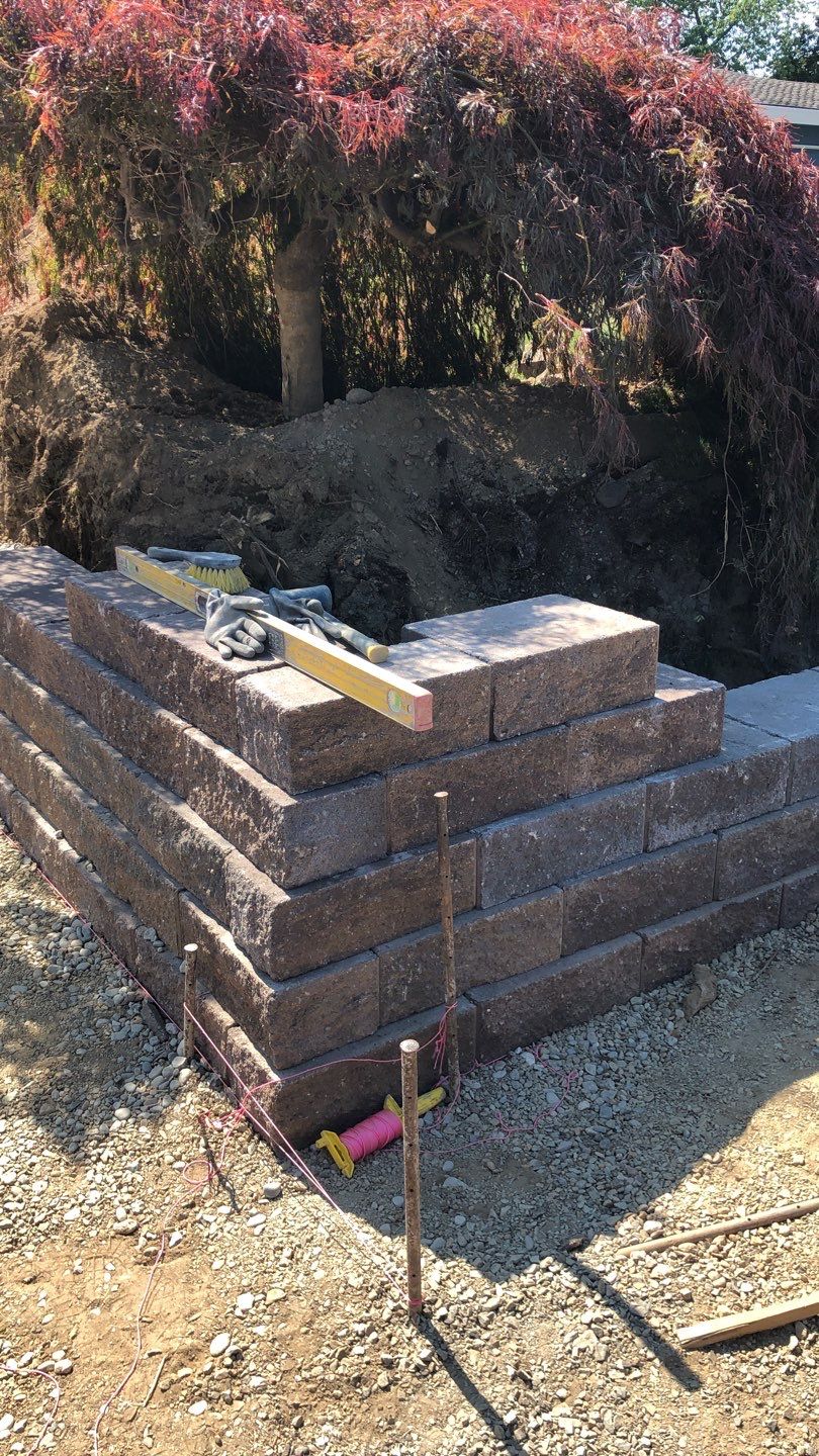 Justin | Retaining Wall, Landscape Project  by Jireh Asphalt & Concrete Inc 