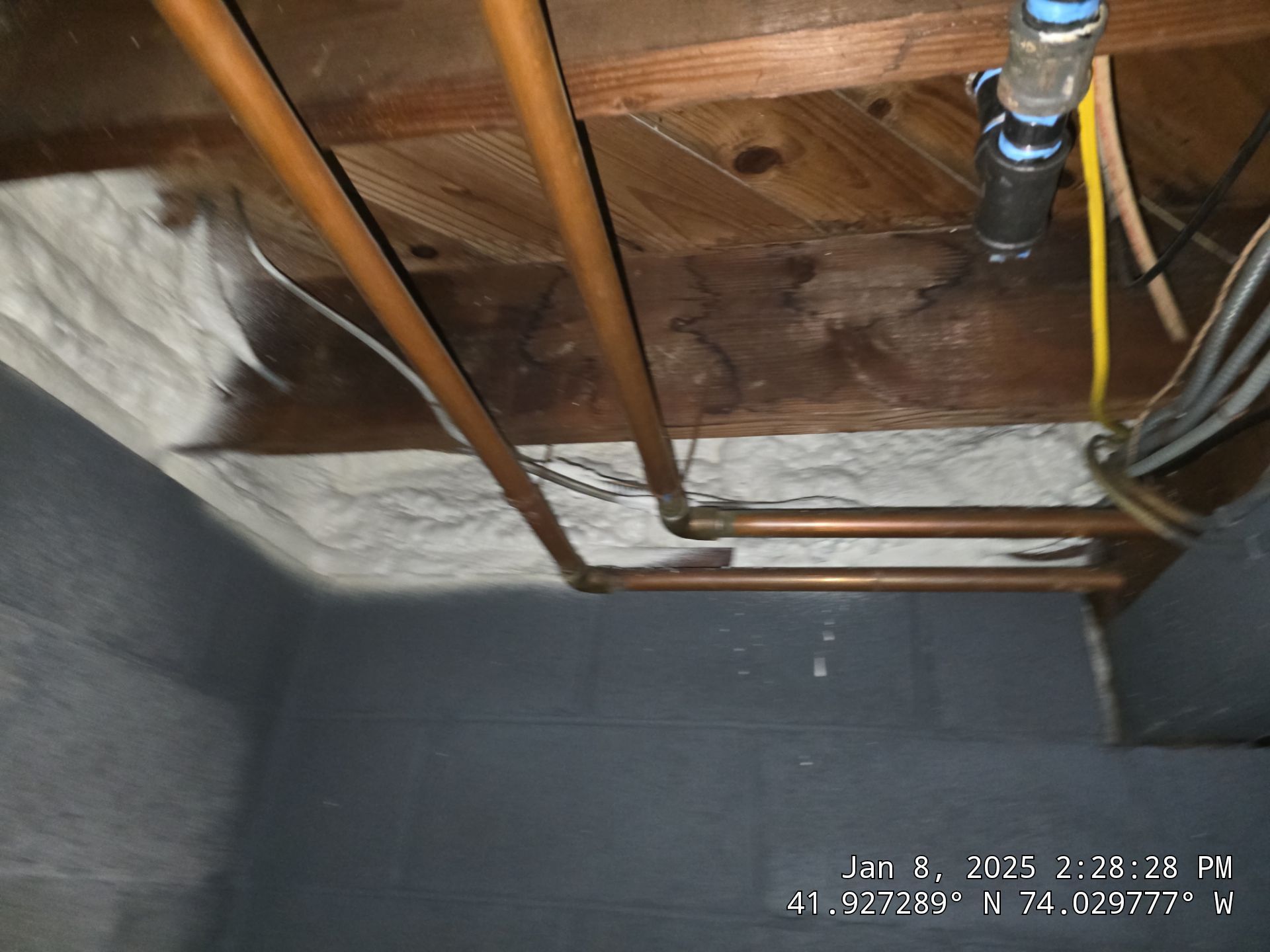 Attic Insulation using Closed Cell Spray Foam by NYS Foam & Energy