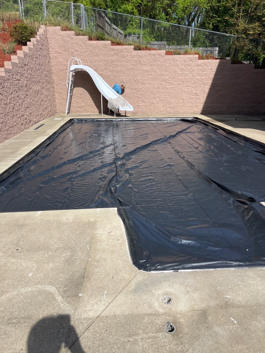 Oxford Pool Deck Project in McKees Rocks by Floors in a Day, Inc