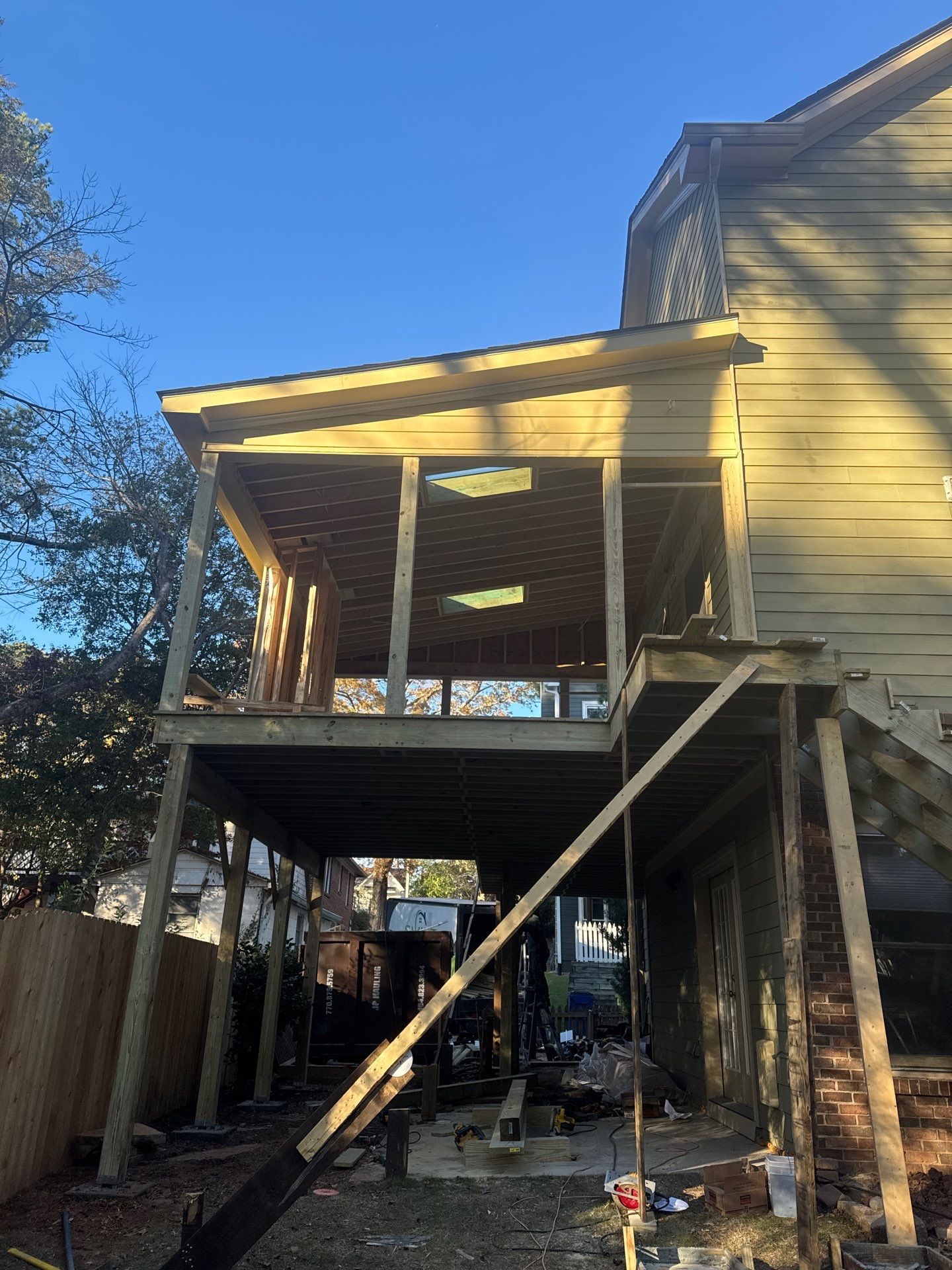 Atlanta Multi-Level Deck and Custom Screened-In Porch Addition by Swift Home Renovations