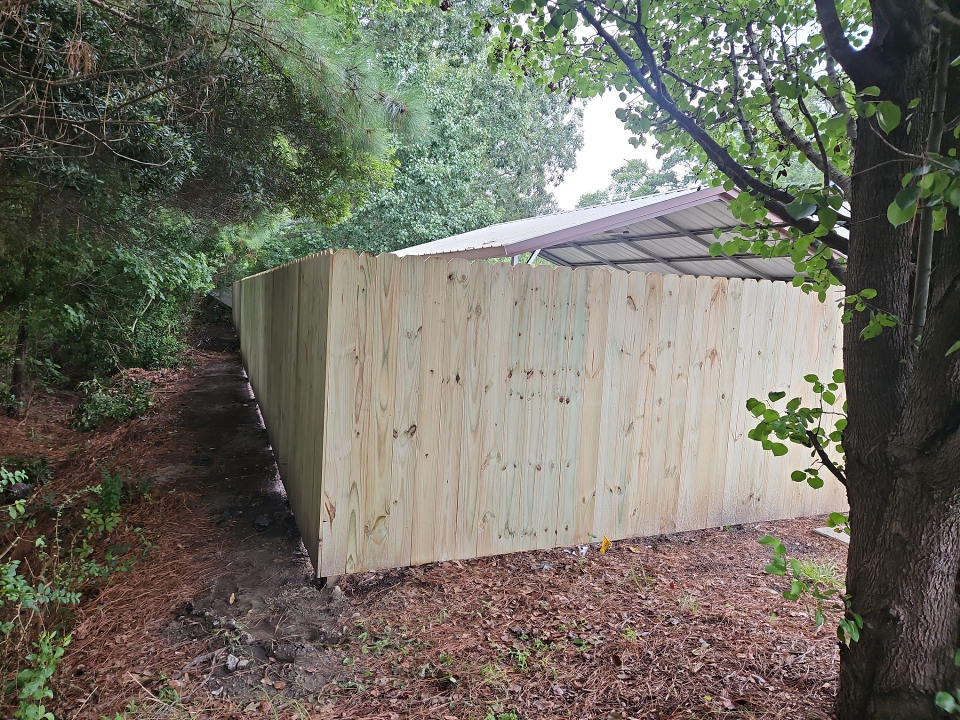 Warmth & Strength in Wood by Tidewater Fence
