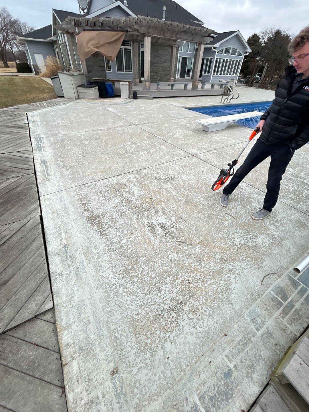 Rubaroc Caspian Pool Deck Coating by Level 10 Coatings