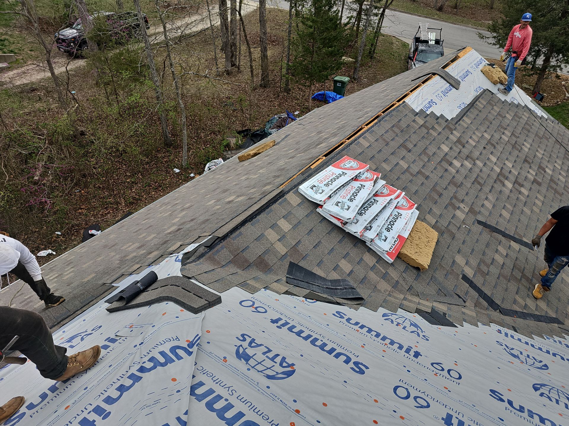 Residential Roofing & Gutter Cover Install  by Titan Commercial & Residential Roofing 