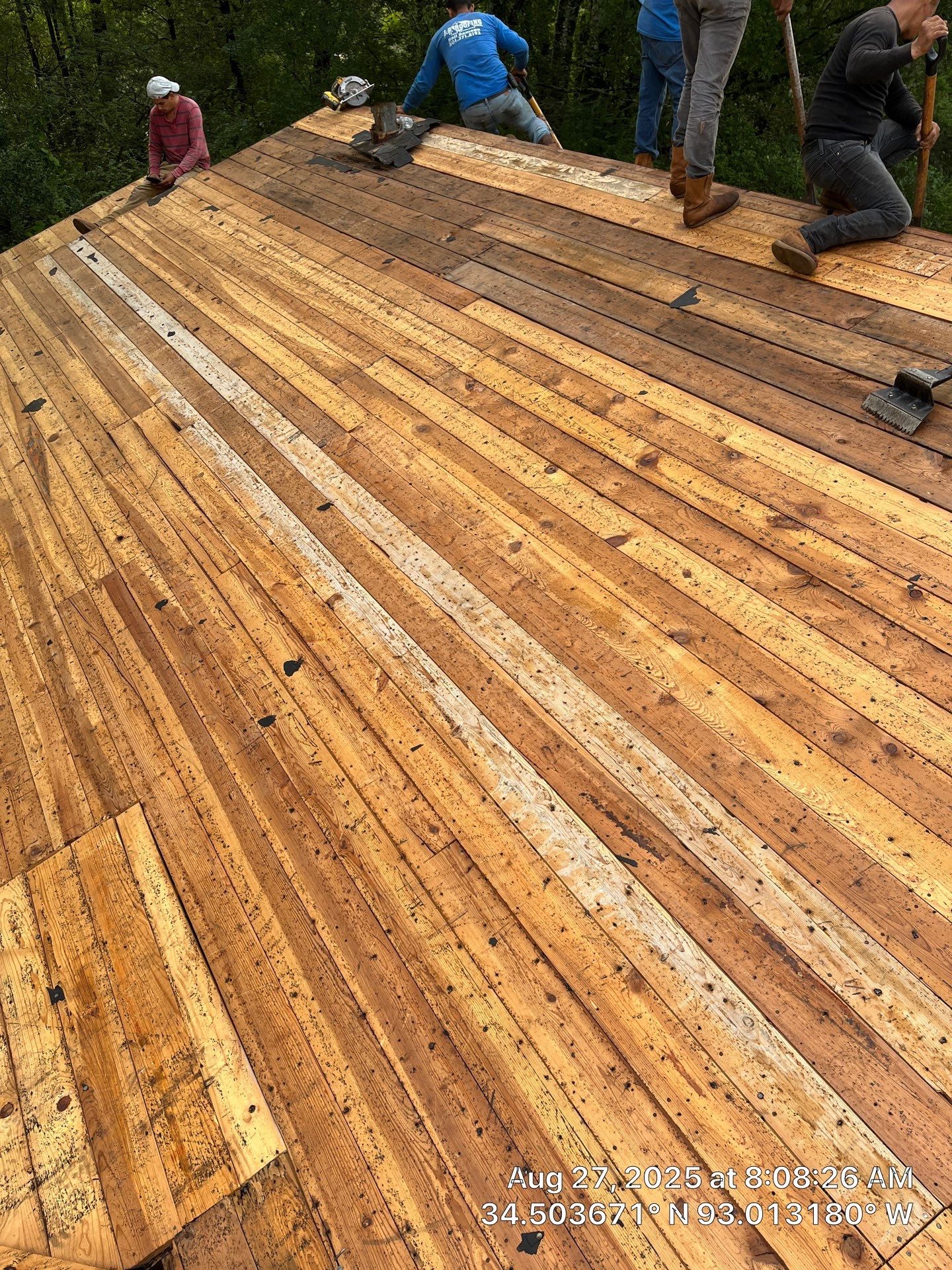 GAF Timberline HDZ Roof Replacement on Brick Home in Hot Springs by Temple Roofing and Exteriors