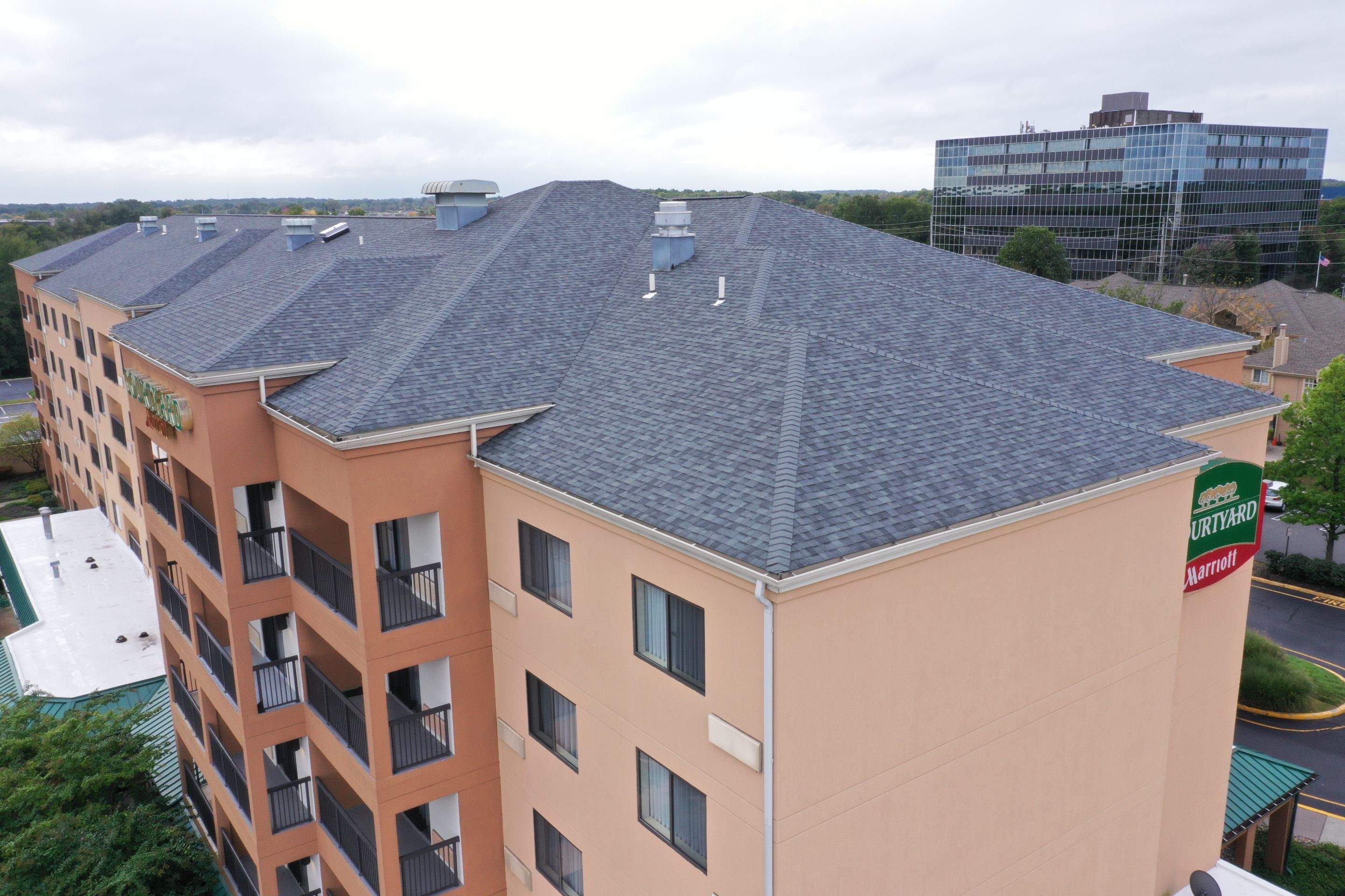 Commercial Roofing Installation using Owens Corning Duration by All Site Roofing