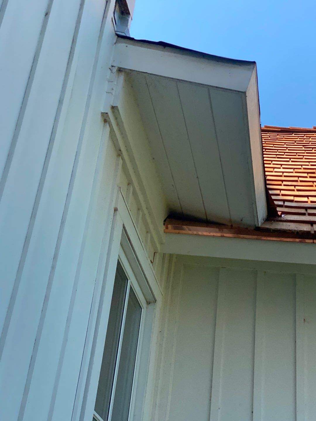 Cedar Shake Roof Replacement with Half Round Gutter Installation by Custom Installations